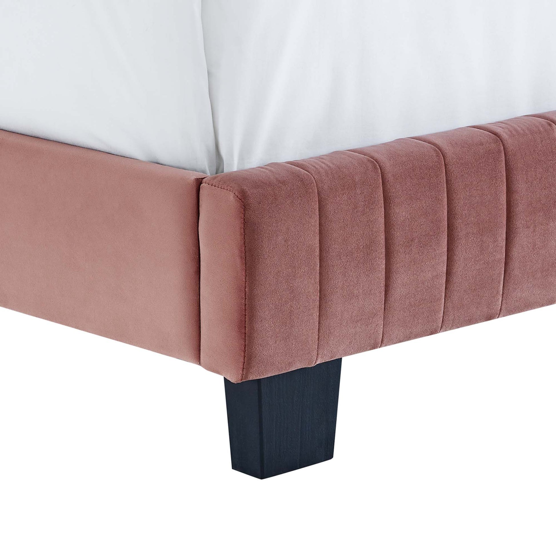 Celine Channel Tufted Performance Velvet Full Platform Bed by Modway - Best Buy Furniture