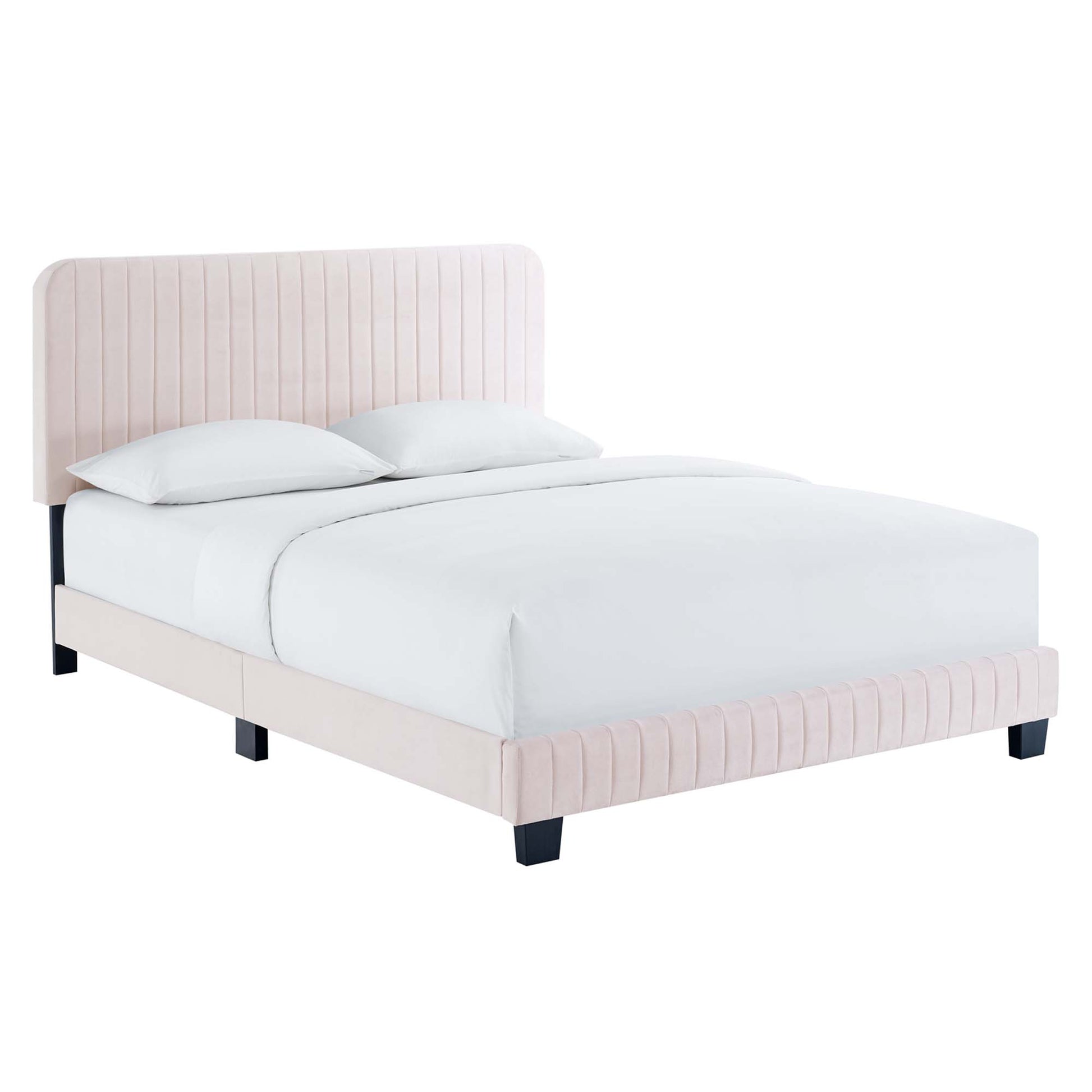 Celine Channel Tufted Performance Velvet Full Platform Bed by Modway - Best Buy Furniture