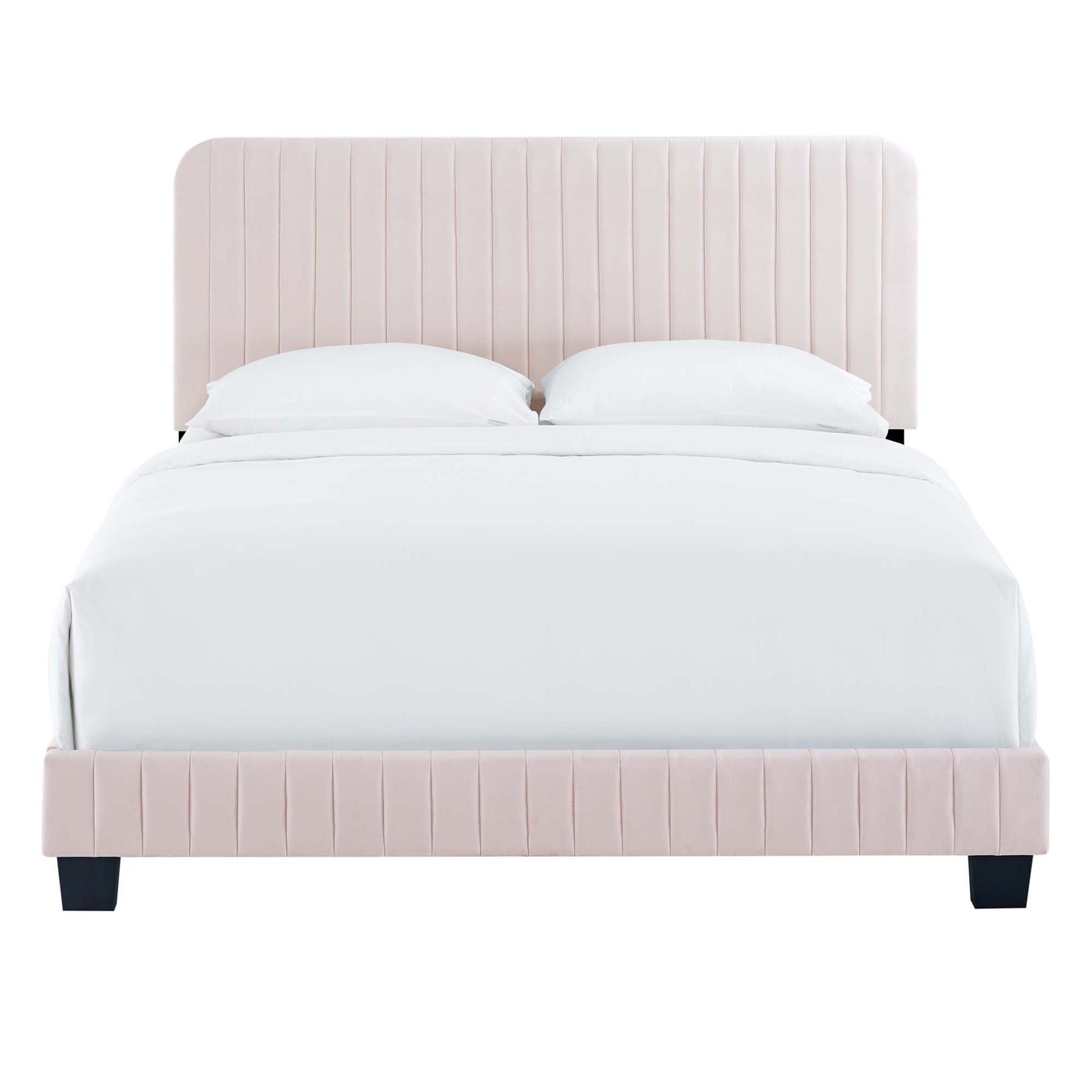 Celine Channel Tufted Performance Velvet Full Platform Bed by Modway - Best Buy Furniture