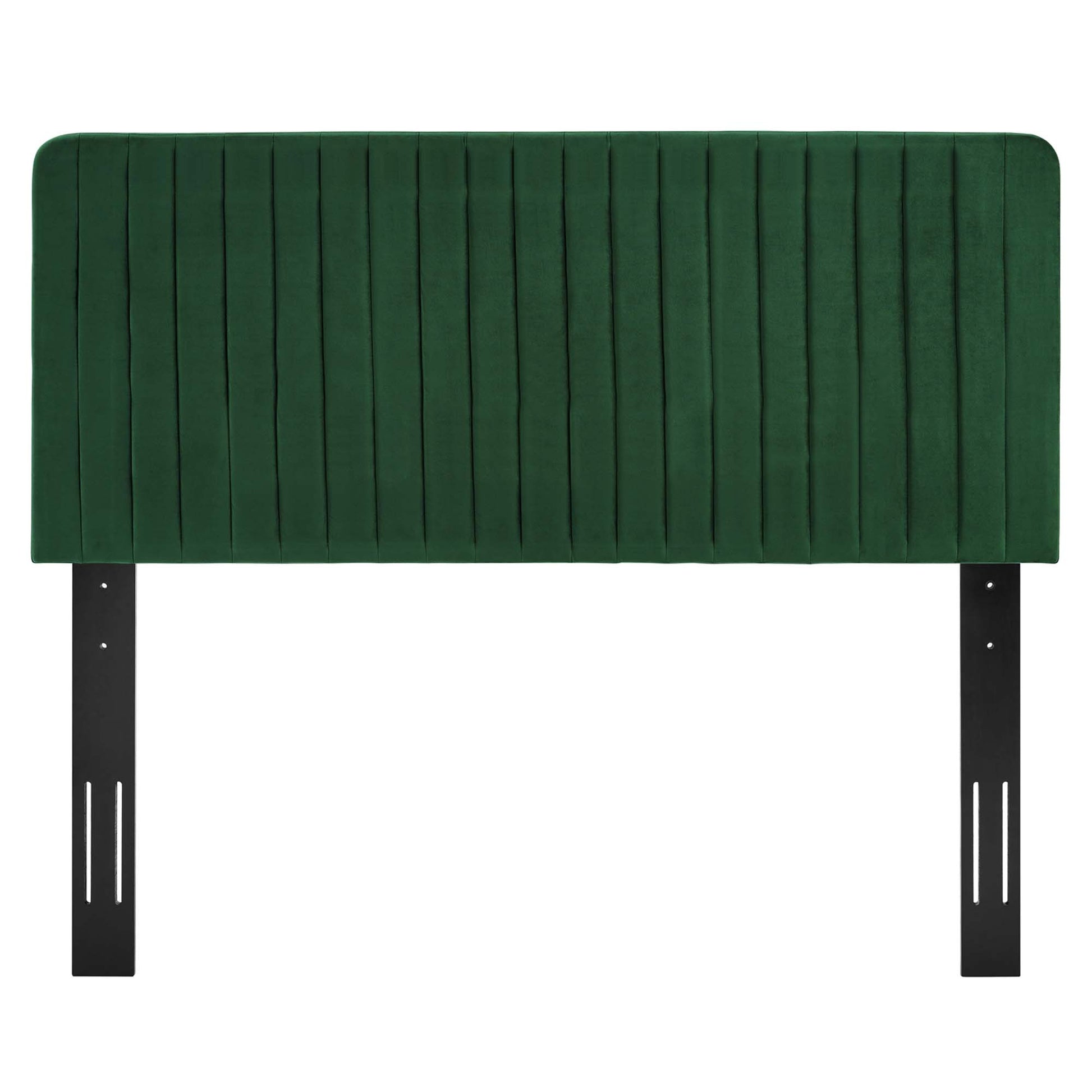 Milenna Channel Tufted Performance Velvet King/California King Headboard by Modway - Best Buy Furniture