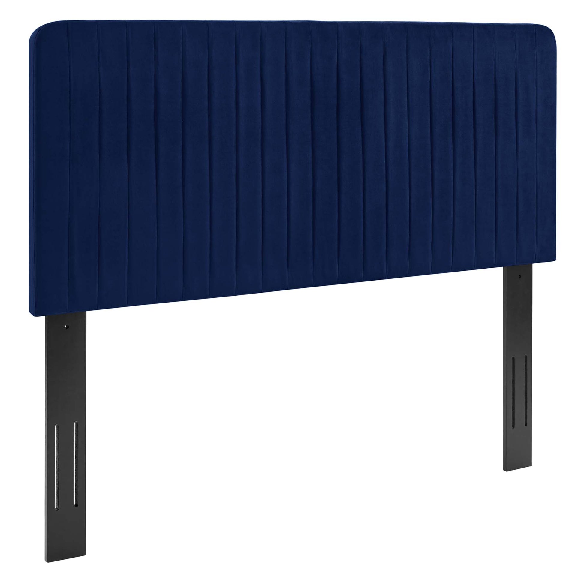 Milenna Channel Tufted Performance Velvet King/California King Headboard by Modway - Best Buy Furniture