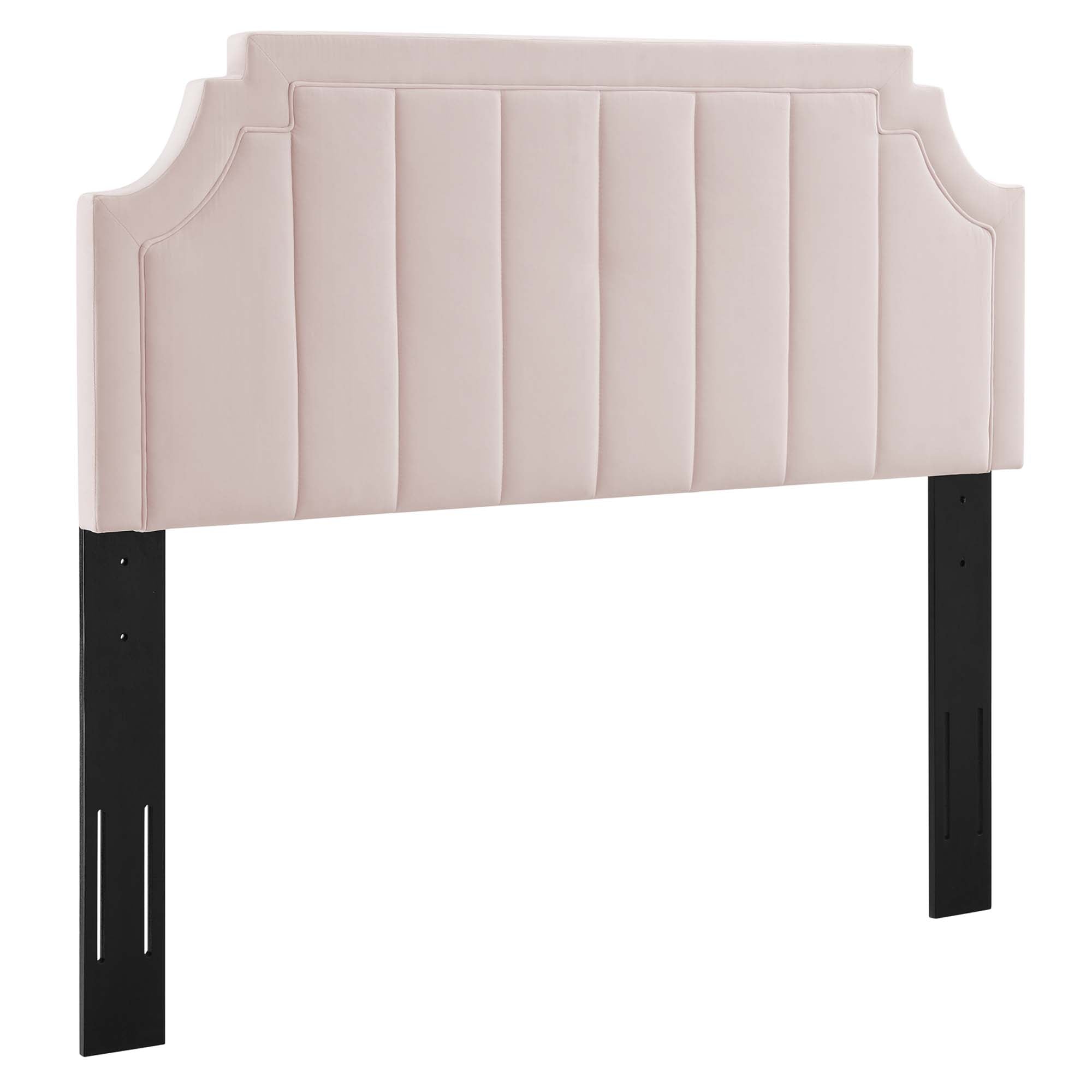 Alyona Channel Tufted Performance Velvet Twin Headboard by Modway - Best Buy Furniture