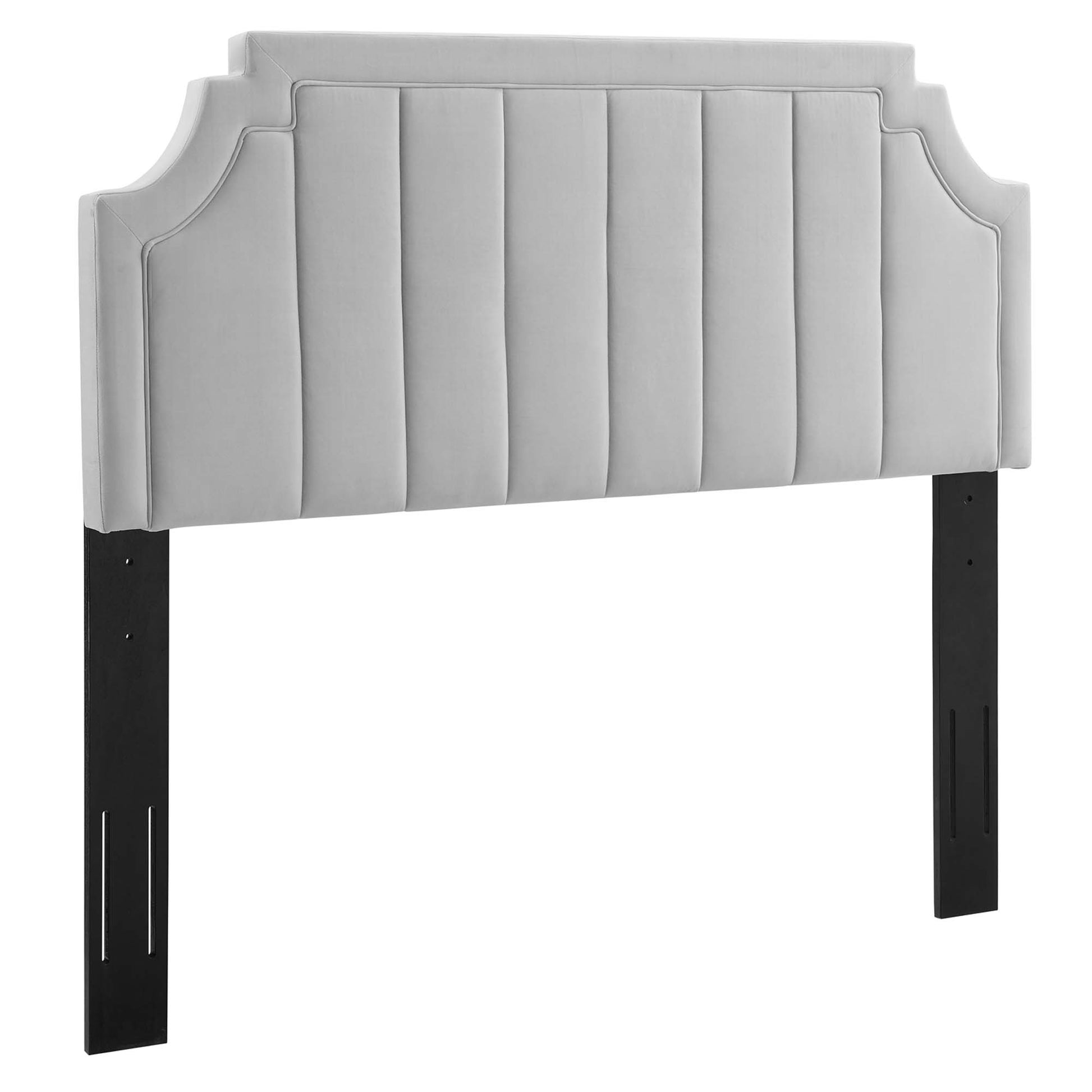 Alyona Channel Tufted Performance Velvet Full/Queen Headboard by Modway - Best Buy Furniture