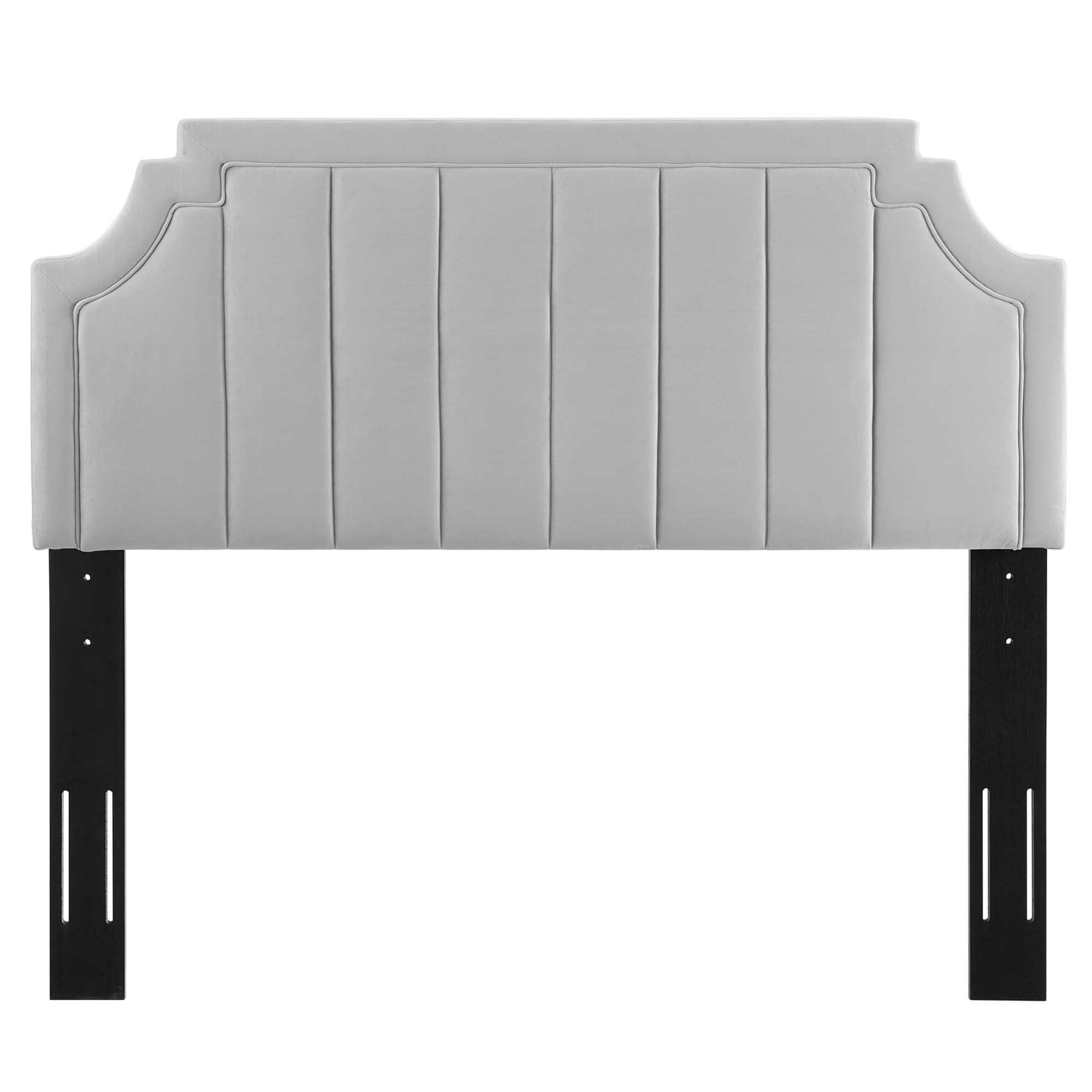 Alyona Channel Tufted Performance Velvet Full/Queen Headboard by Modway - Best Buy Furniture