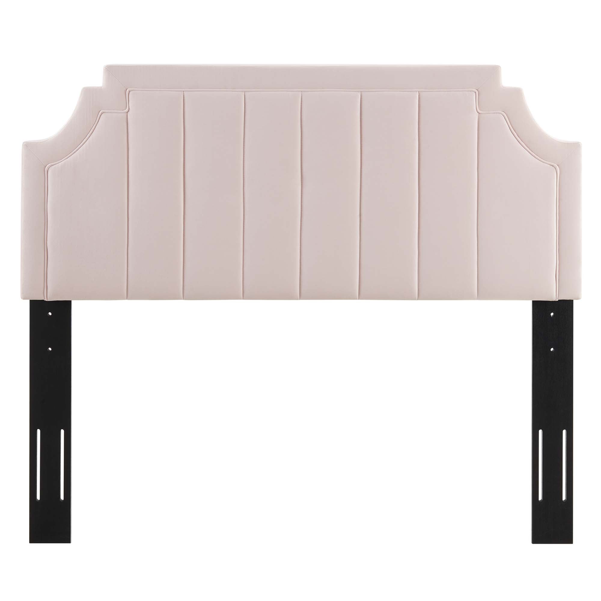Alyona Channel Tufted Performance Velvet Full/Queen Headboard by Modway - Best Buy Furniture