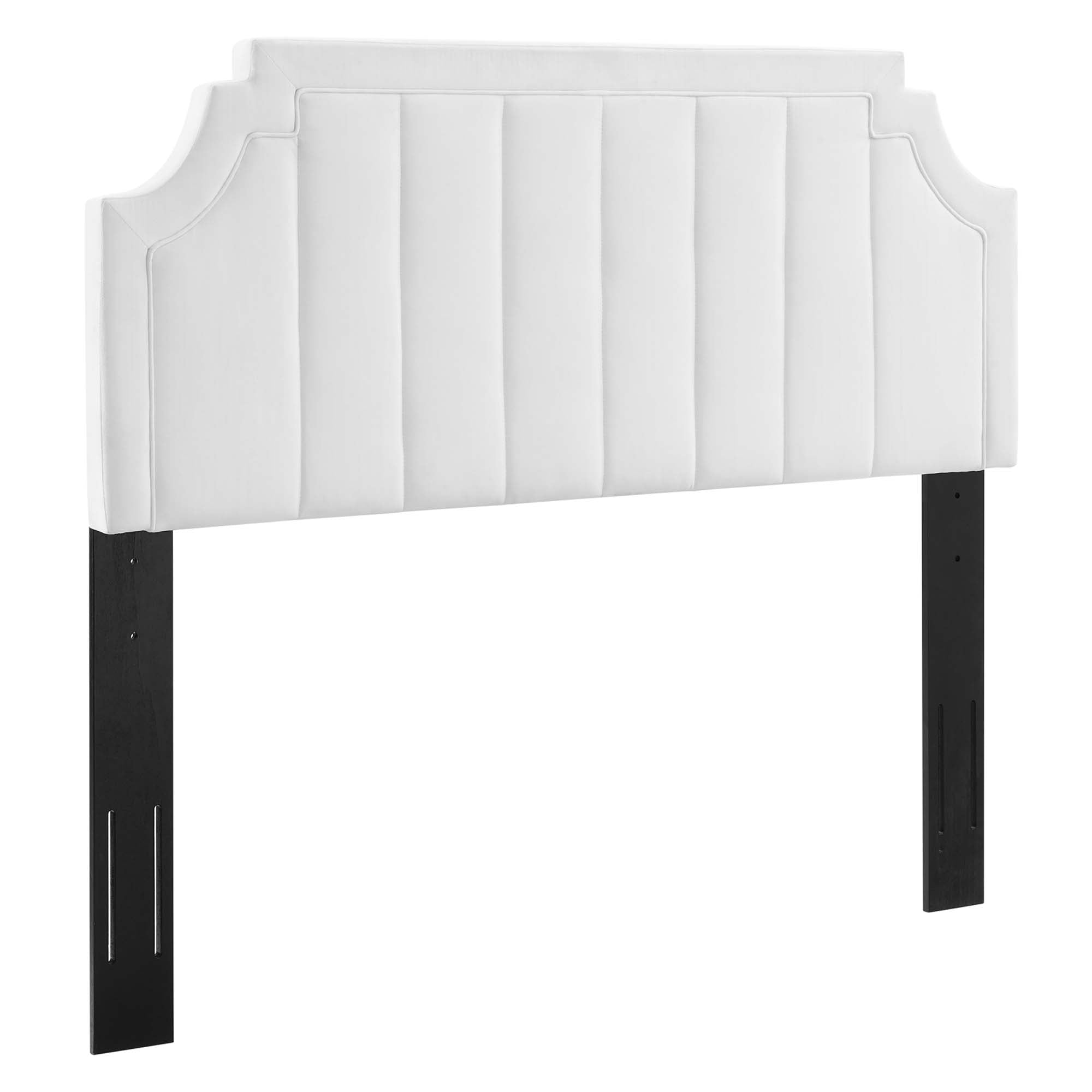 Alyona Channel Tufted Performance Velvet Full/Queen Headboard by Modway - Best Buy Furniture