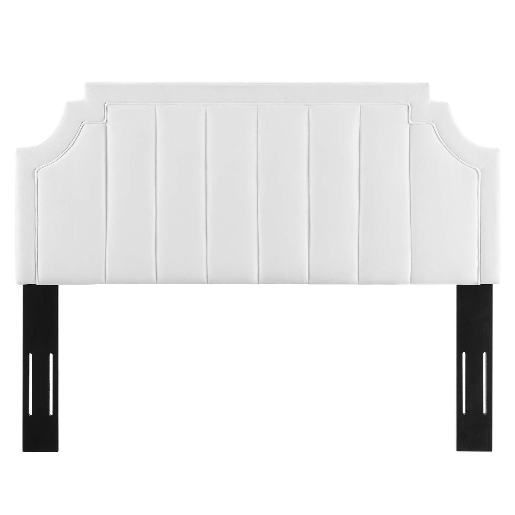 Alyona Channel Tufted Performance Velvet Full/Queen Headboard by Modway - Best Buy Furniture