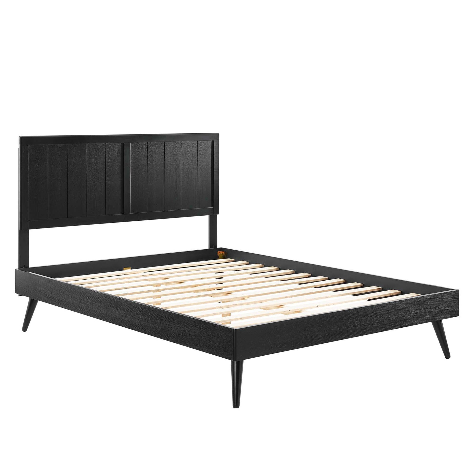 Alana Wood Queen Platform Bed With Splayed Legs by Modway - Best Buy Furniture