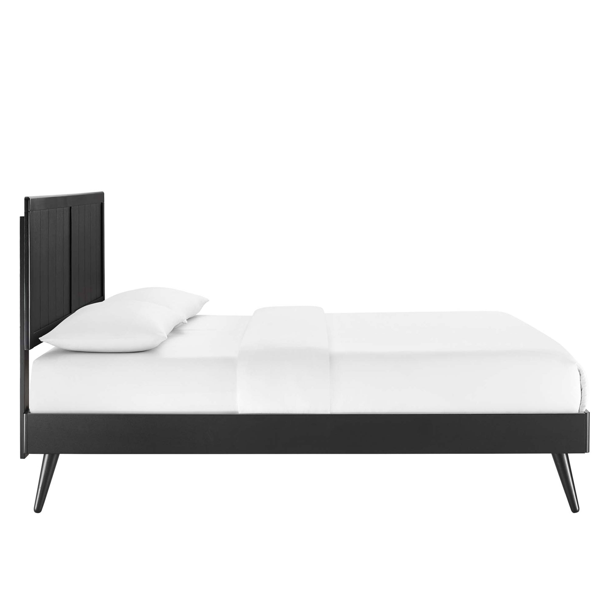 Alana Wood Queen Platform Bed With Splayed Legs by Modway - Best Buy Furniture
