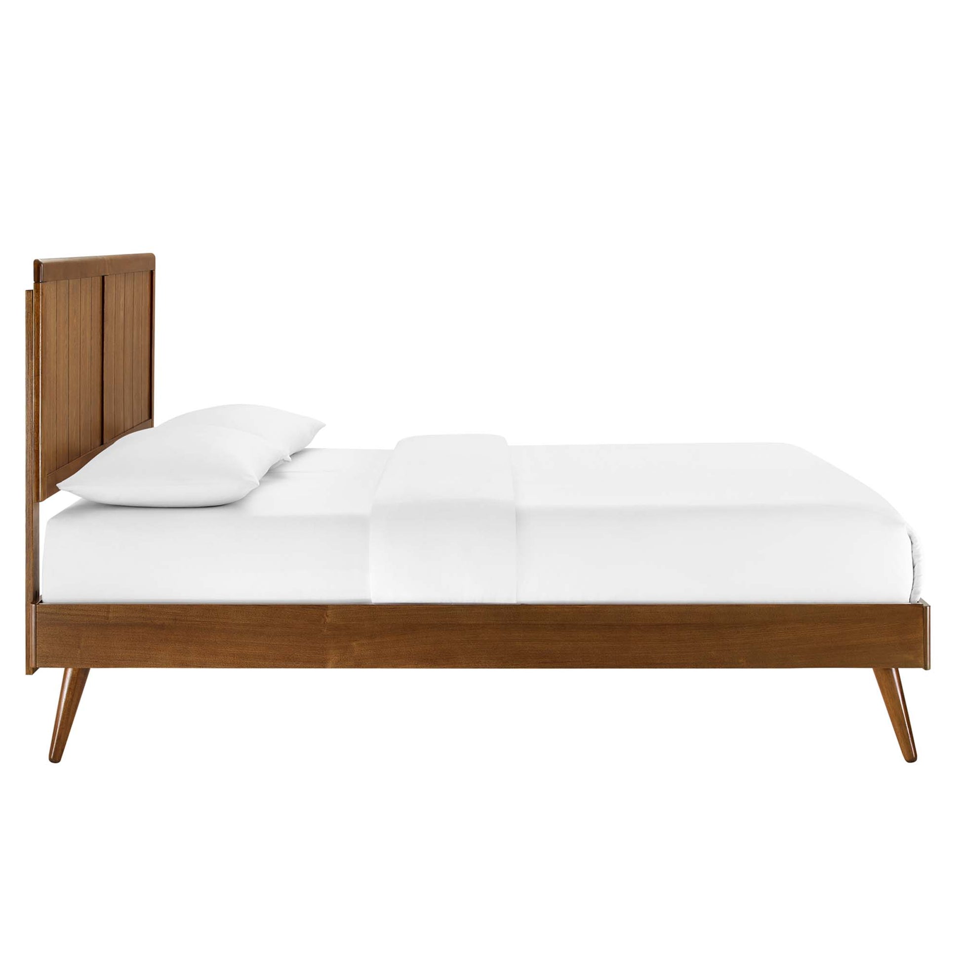 Alana Wood Queen Platform Bed With Splayed Legs by Modway - Best Buy Furniture