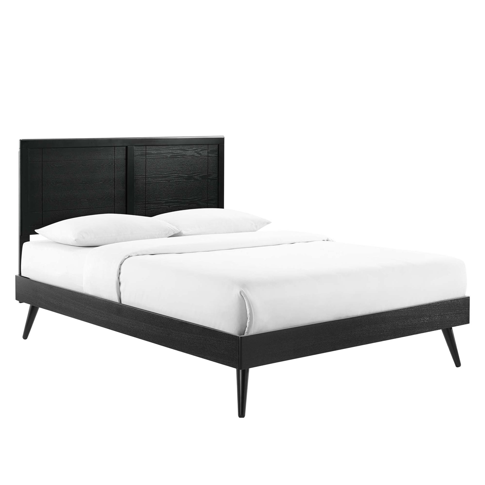 Marlee Wood Queen Platform Bed With Splayed Legs by Modway - Best Buy Furniture