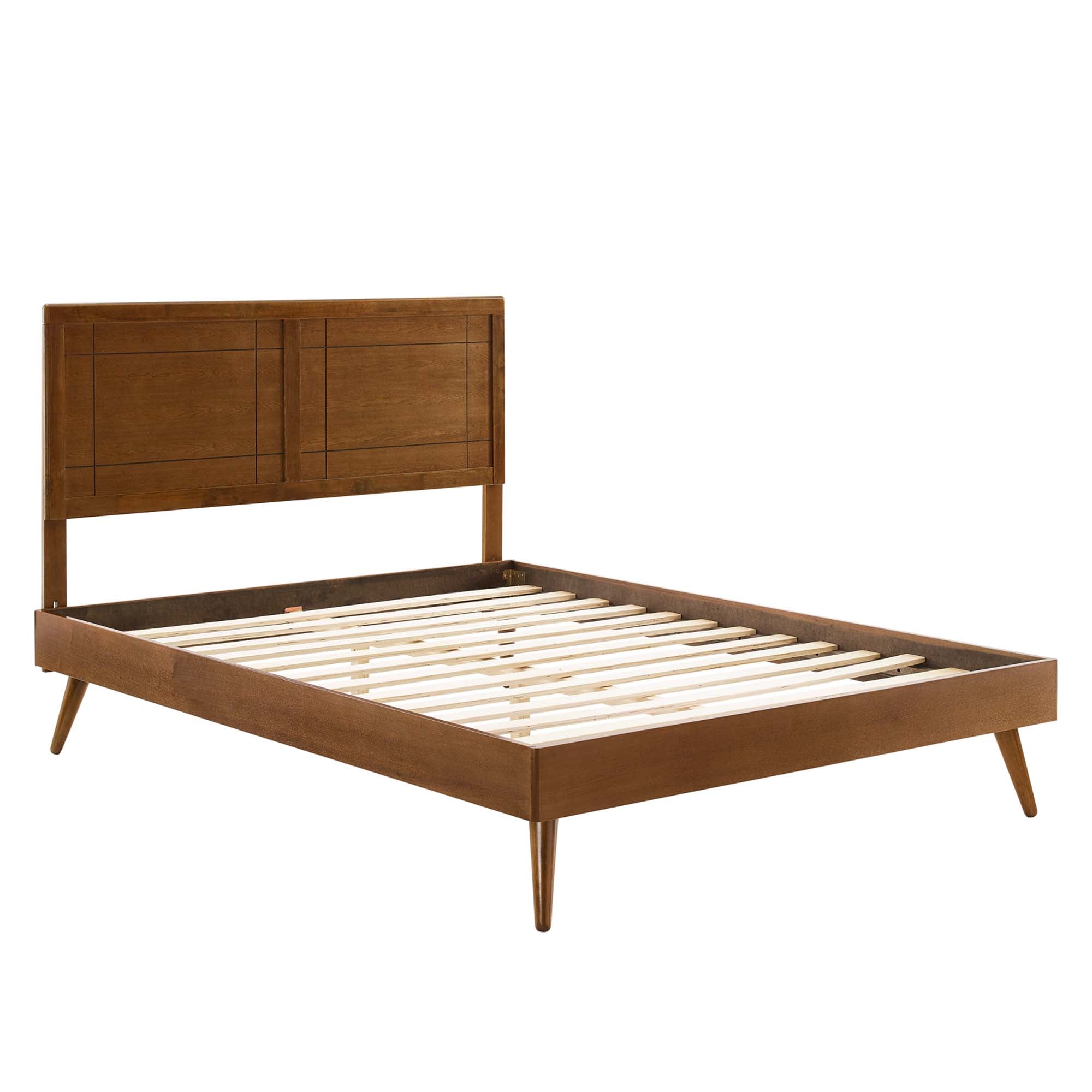 Marlee Wood Queen Platform Bed With Splayed Legs by Modway - Best Buy Furniture