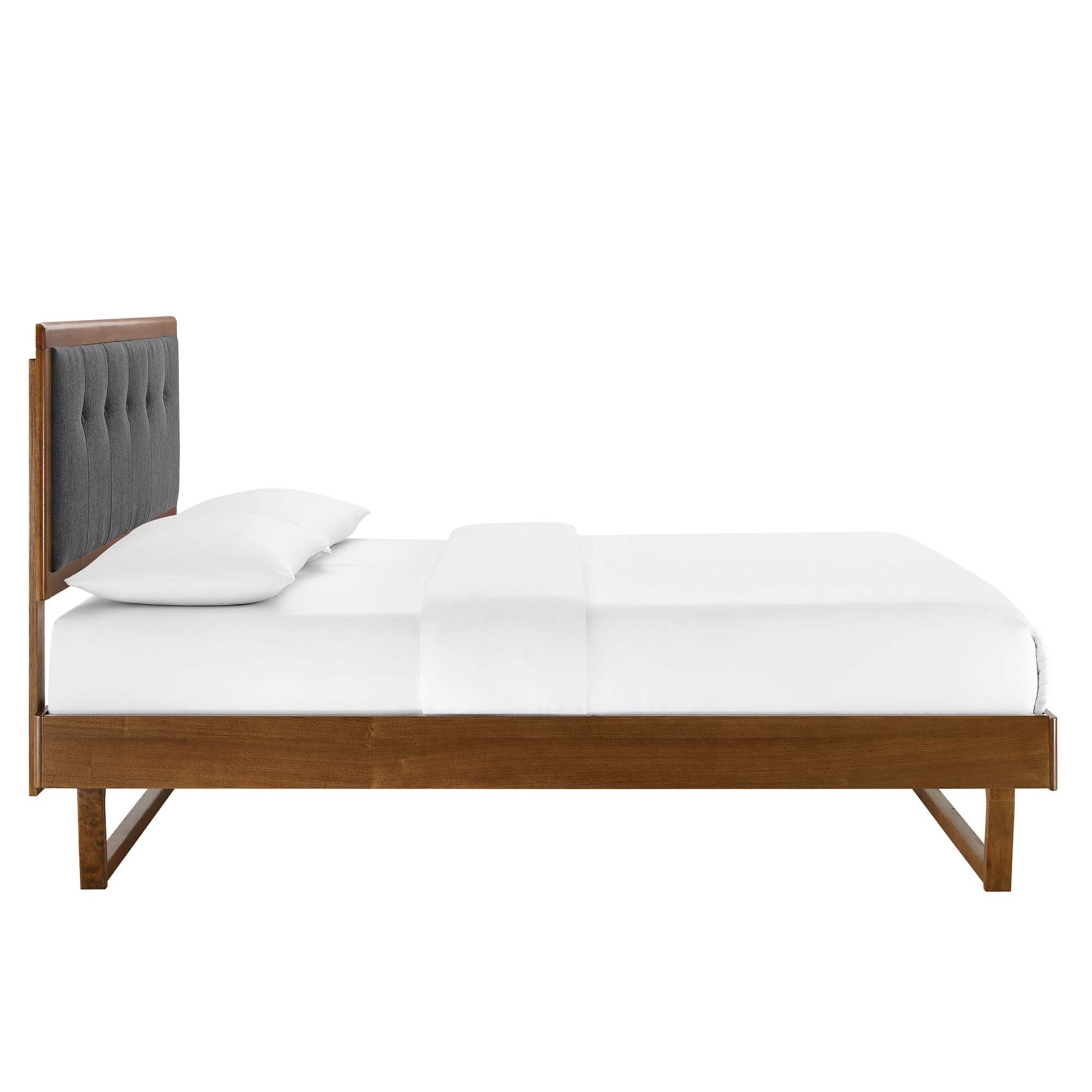 Willow Wood Queen Platform Bed With Angular Frame by Modway - Best Buy Furniture