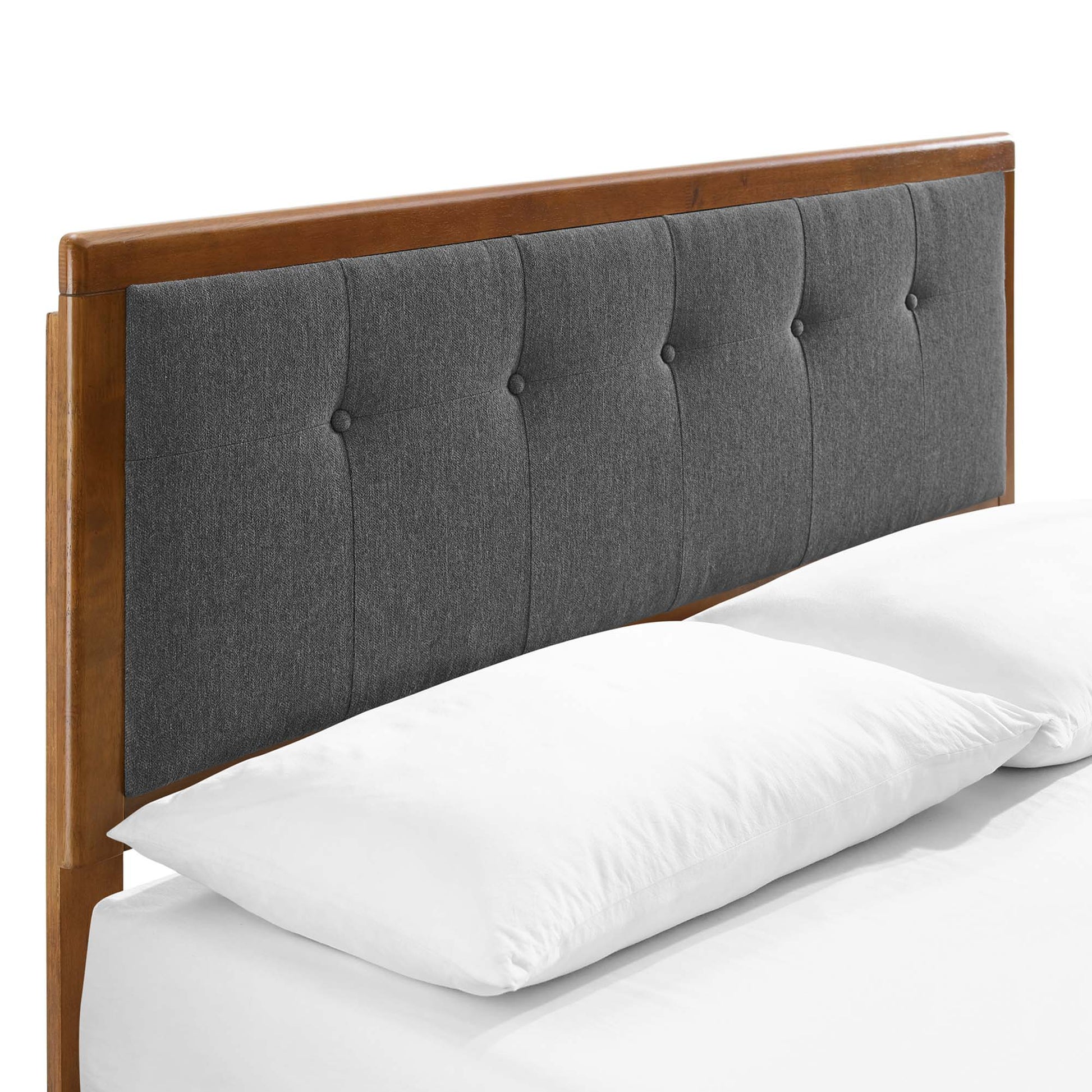Willow Wood Queen Platform Bed With Angular Frame by Modway - Best Buy Furniture
