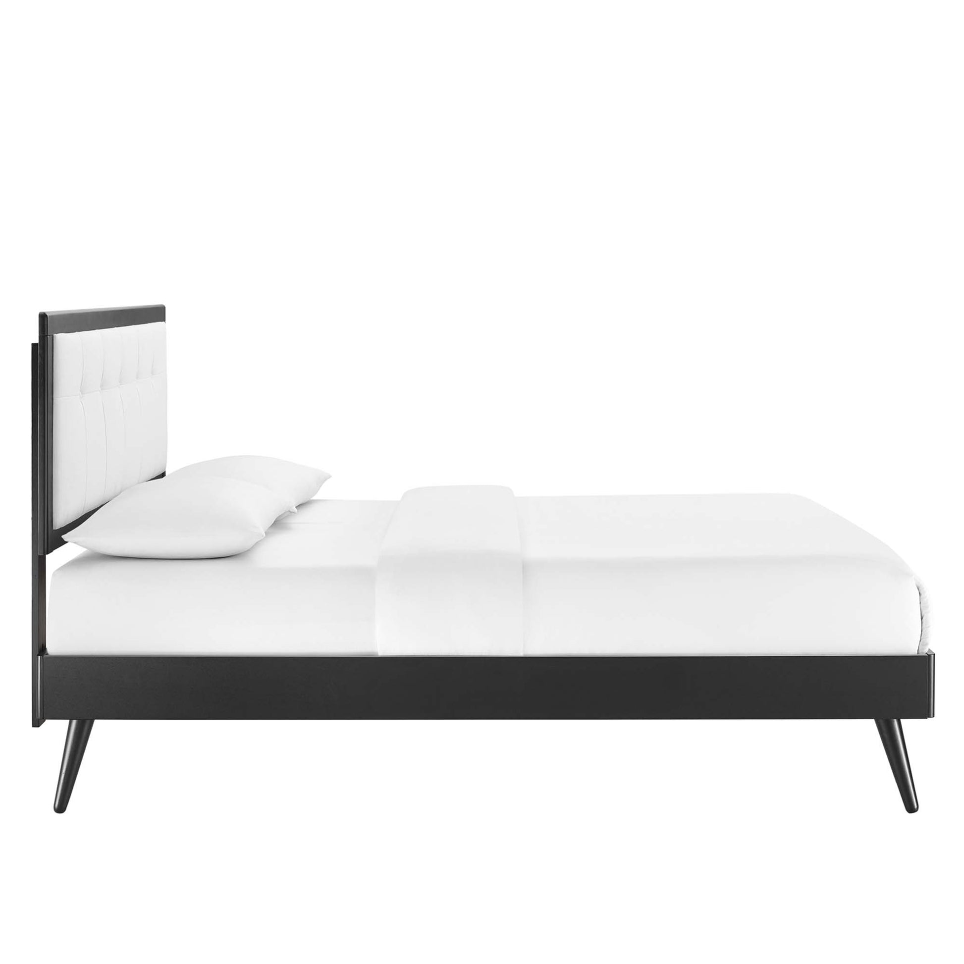 Willow Wood Queen Platform Bed With Splayed Legs by Modway - Best Buy Furniture