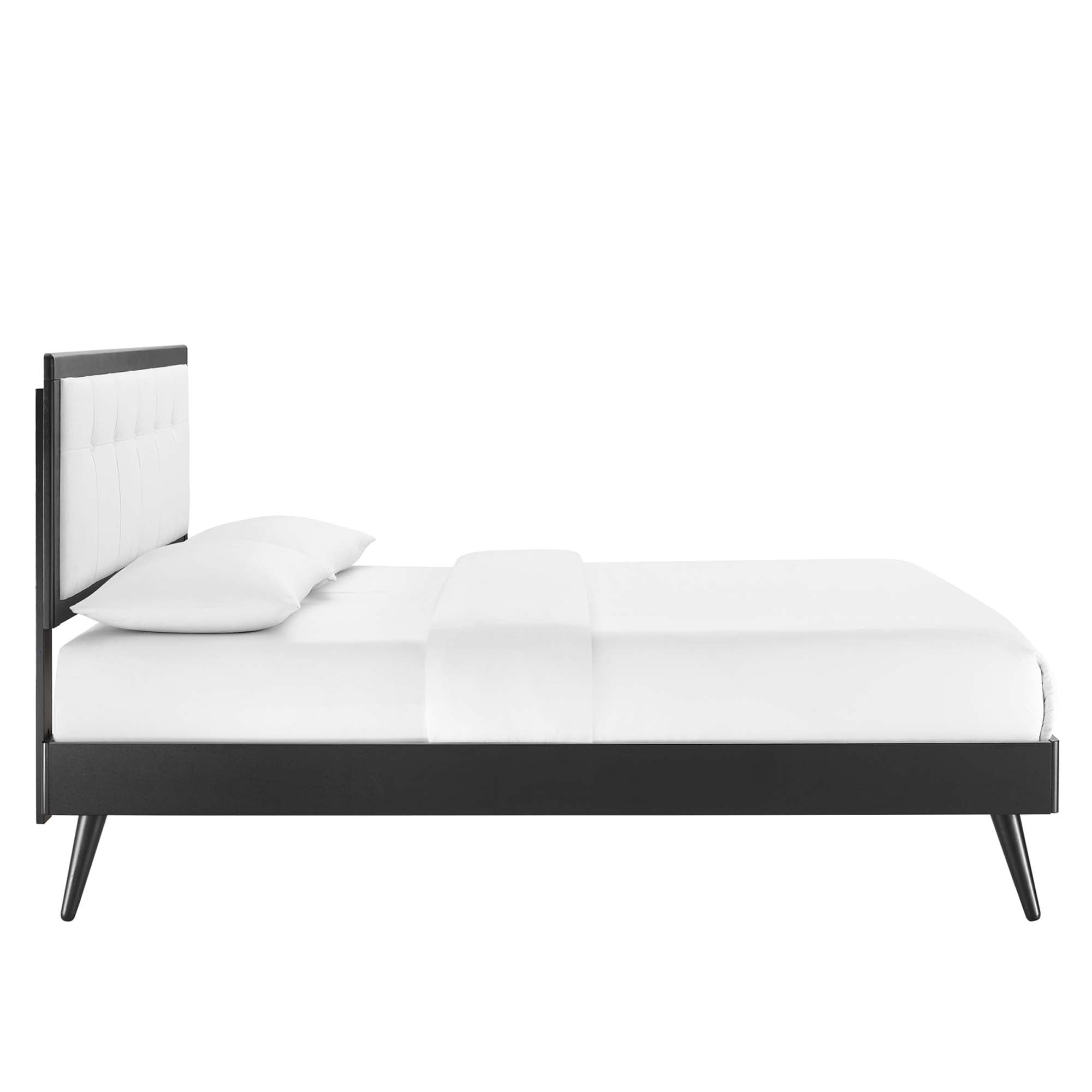 Willow Wood Queen Platform Bed With Splayed Legs by Modway - Best Buy Furniture