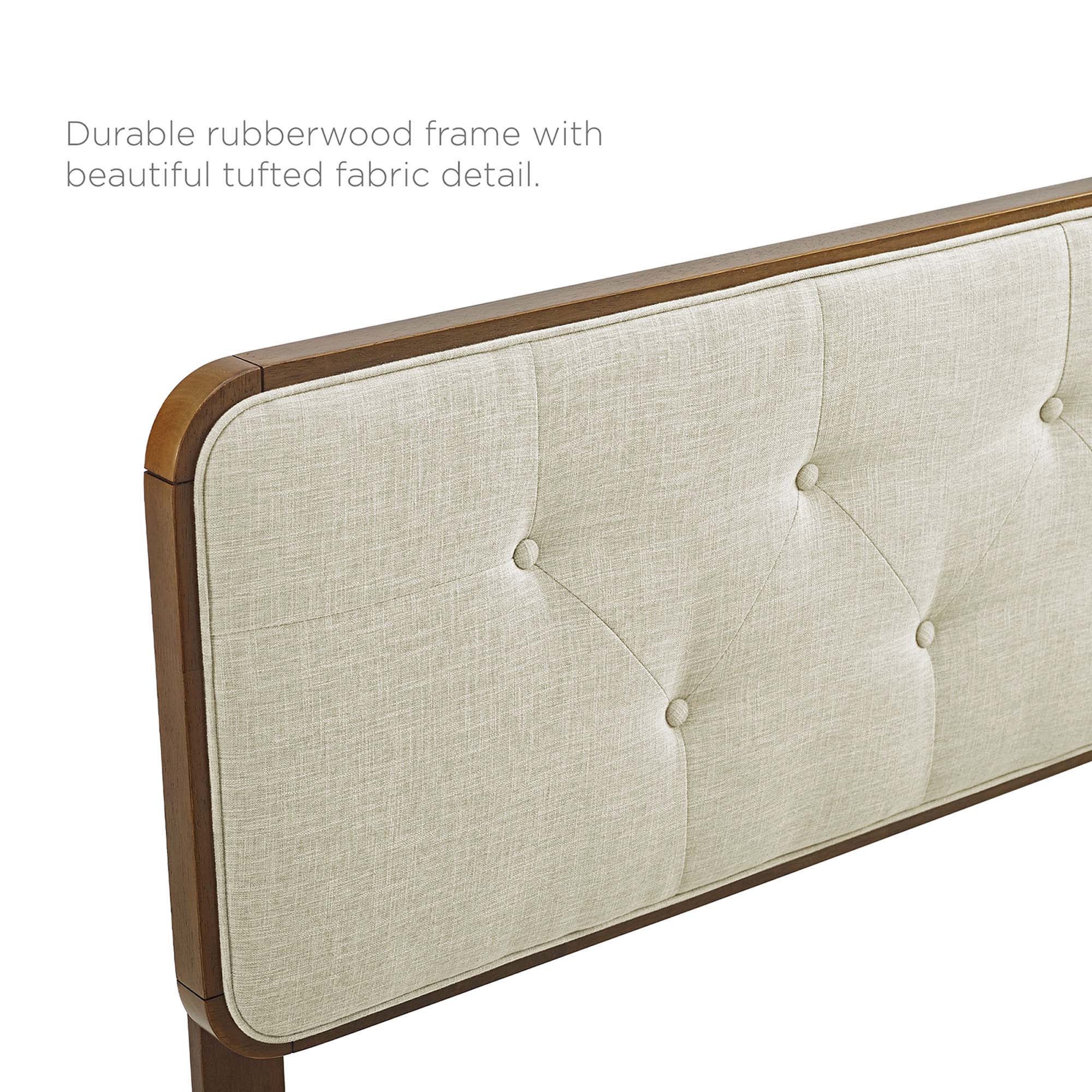 Bridgette Wood Queen Platform Bed With Angular Frame by Modway - Best Buy Furniture