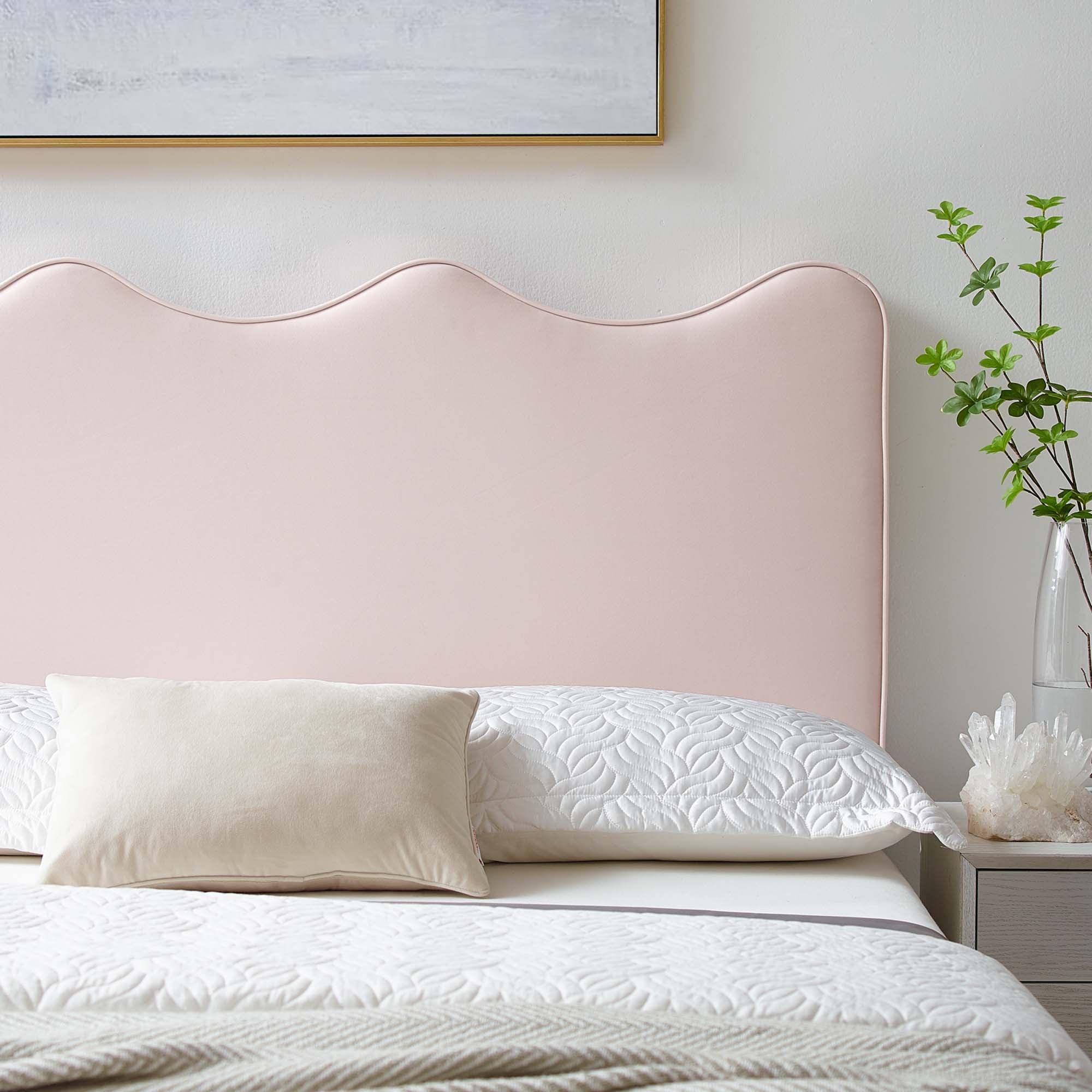 Athena Performance Velvet Twin Headboard by Modway - Best Buy Furniture