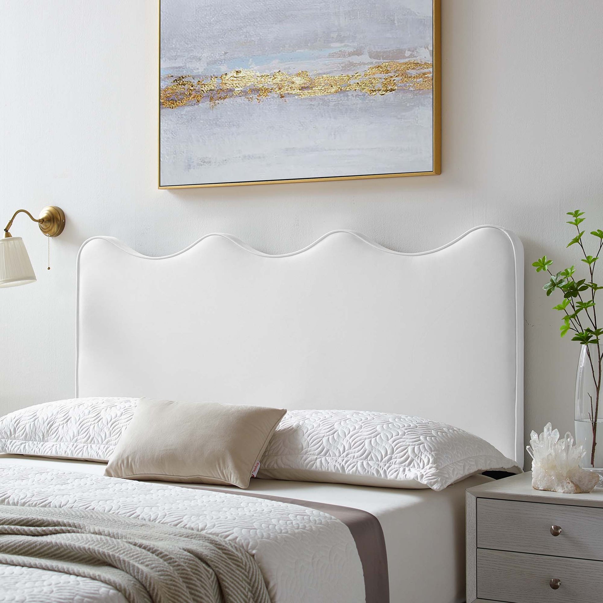 Athena Performance Velvet Twin Headboard by Modway - Best Buy Furniture