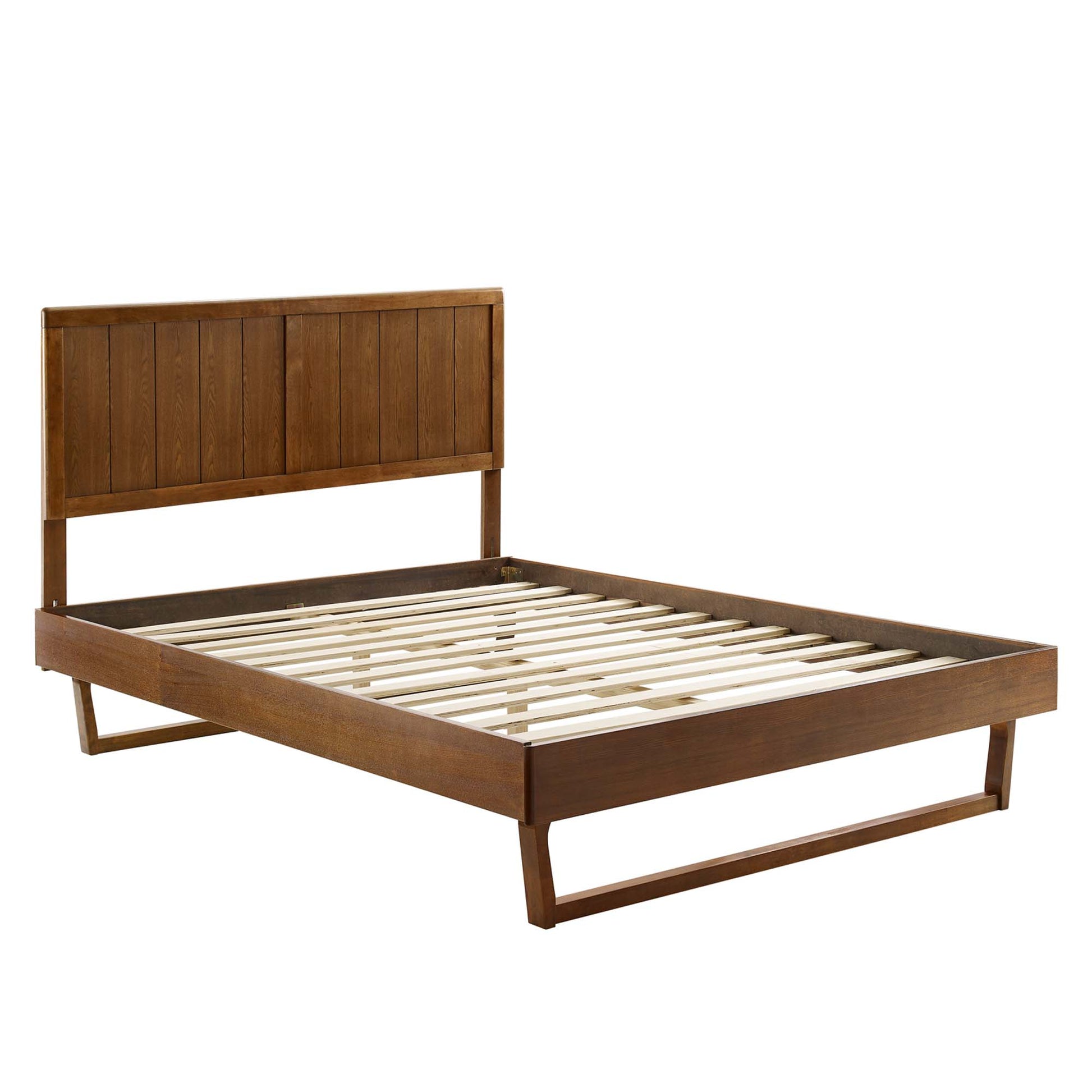Alana Wood Full Platform Bed With Angular Frame by Modway - Best Buy Furniture