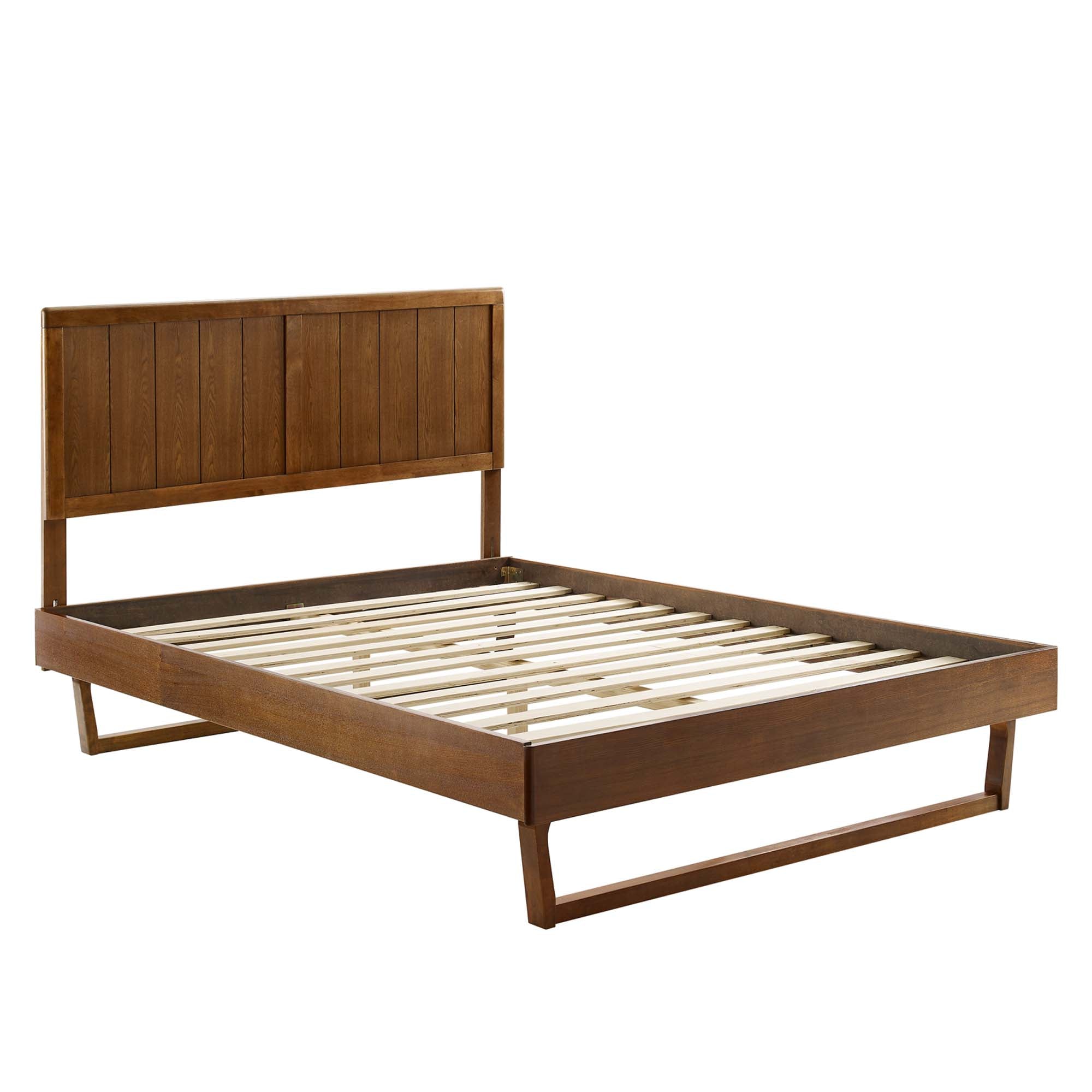 Alana Wood Full Platform Bed With Angular Frame by Modway - Best Buy Furniture