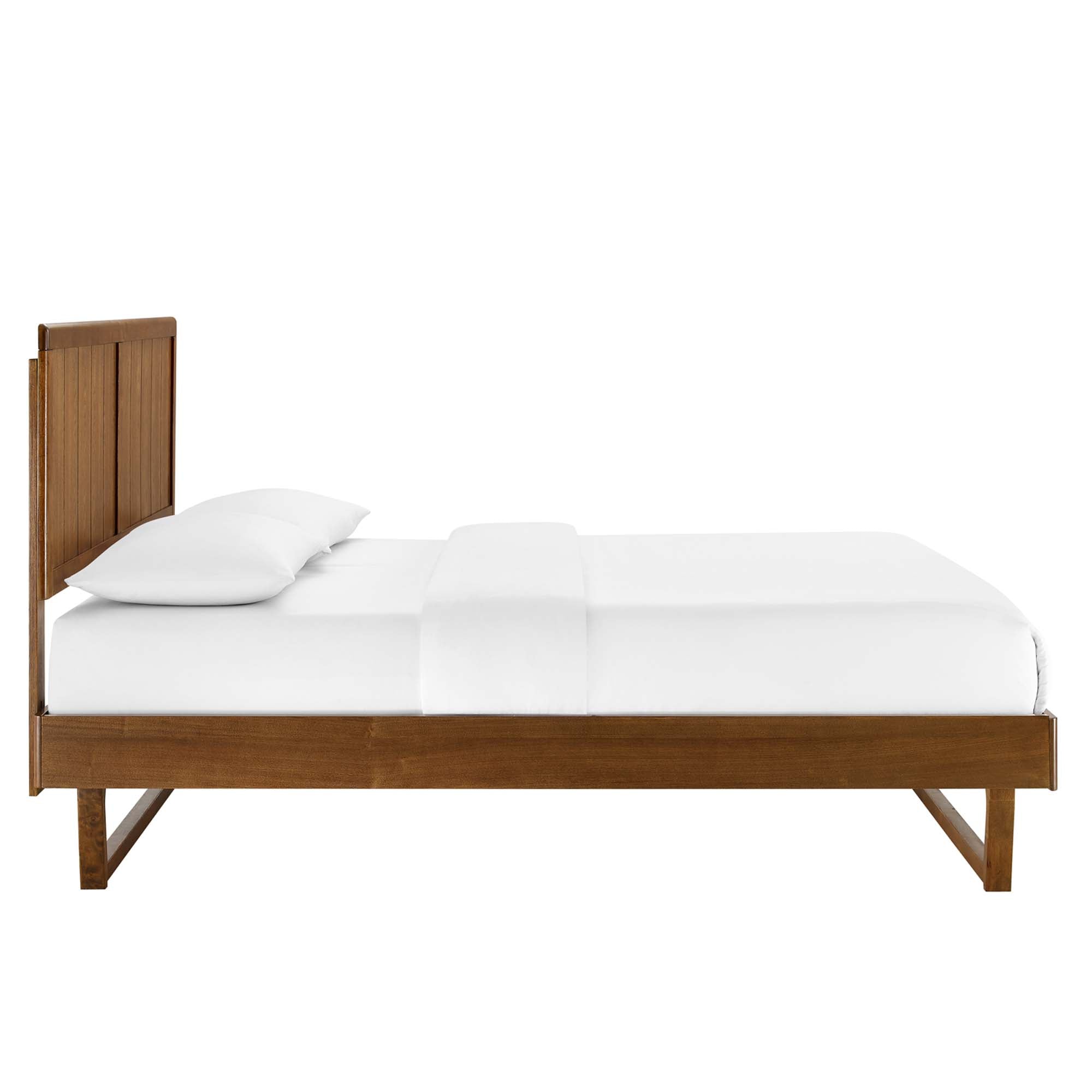 Alana Wood Full Platform Bed With Angular Frame by Modway - Best Buy Furniture