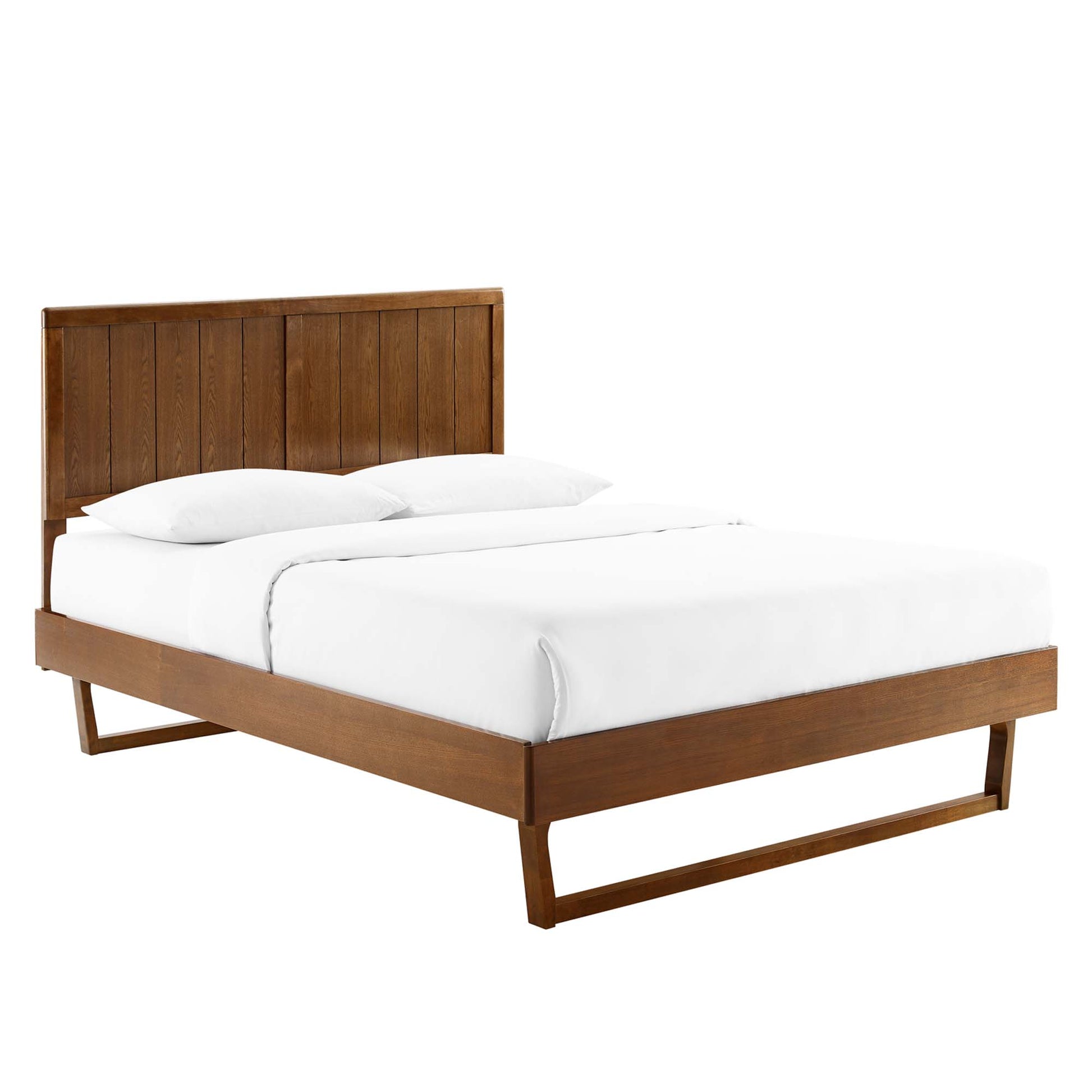 Alana Wood King Platform Bed With Angular Frame by Modway - Best Buy Furniture
