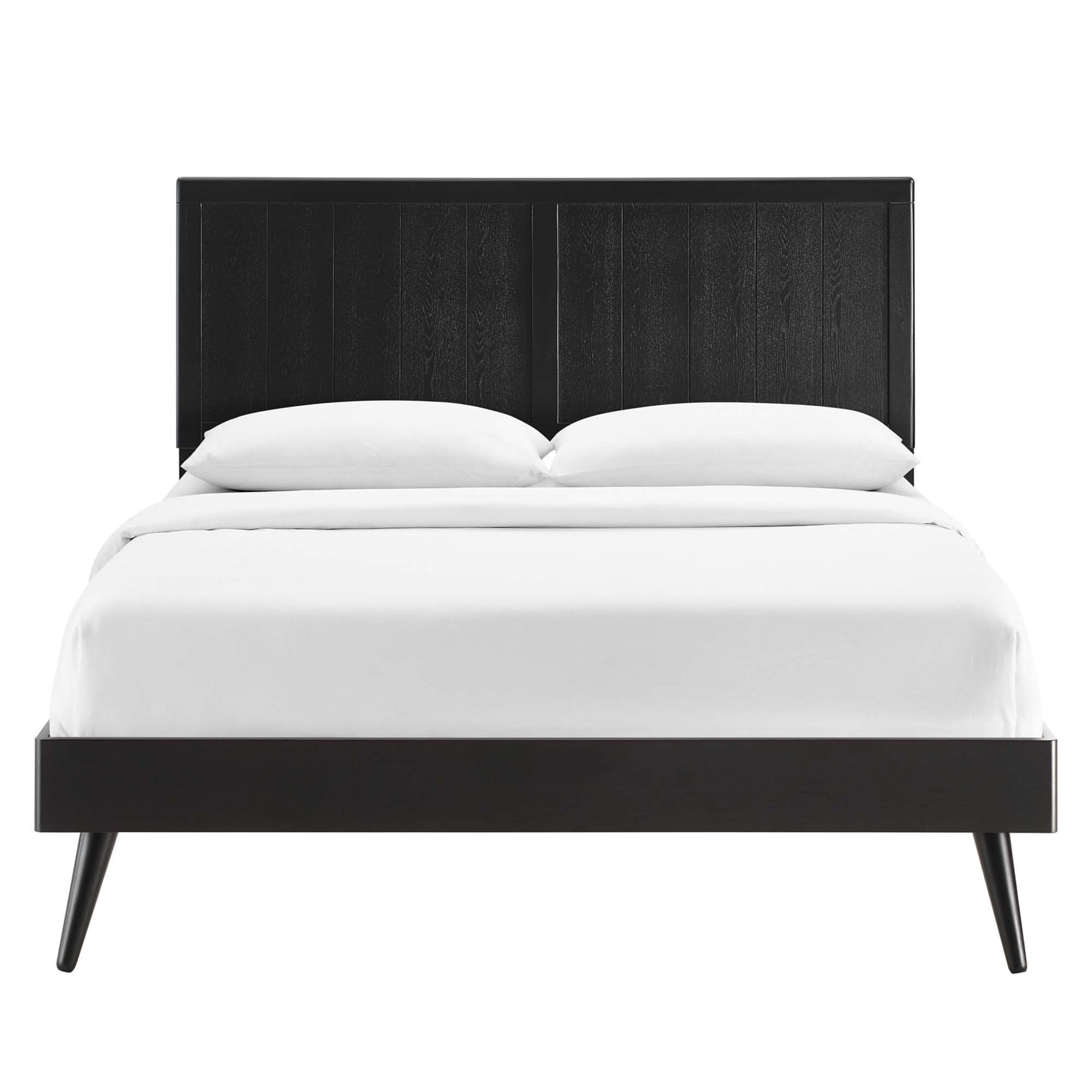 Alana Wood King Platform Bed With Splayed Legs by Modway - Best Buy Furniture