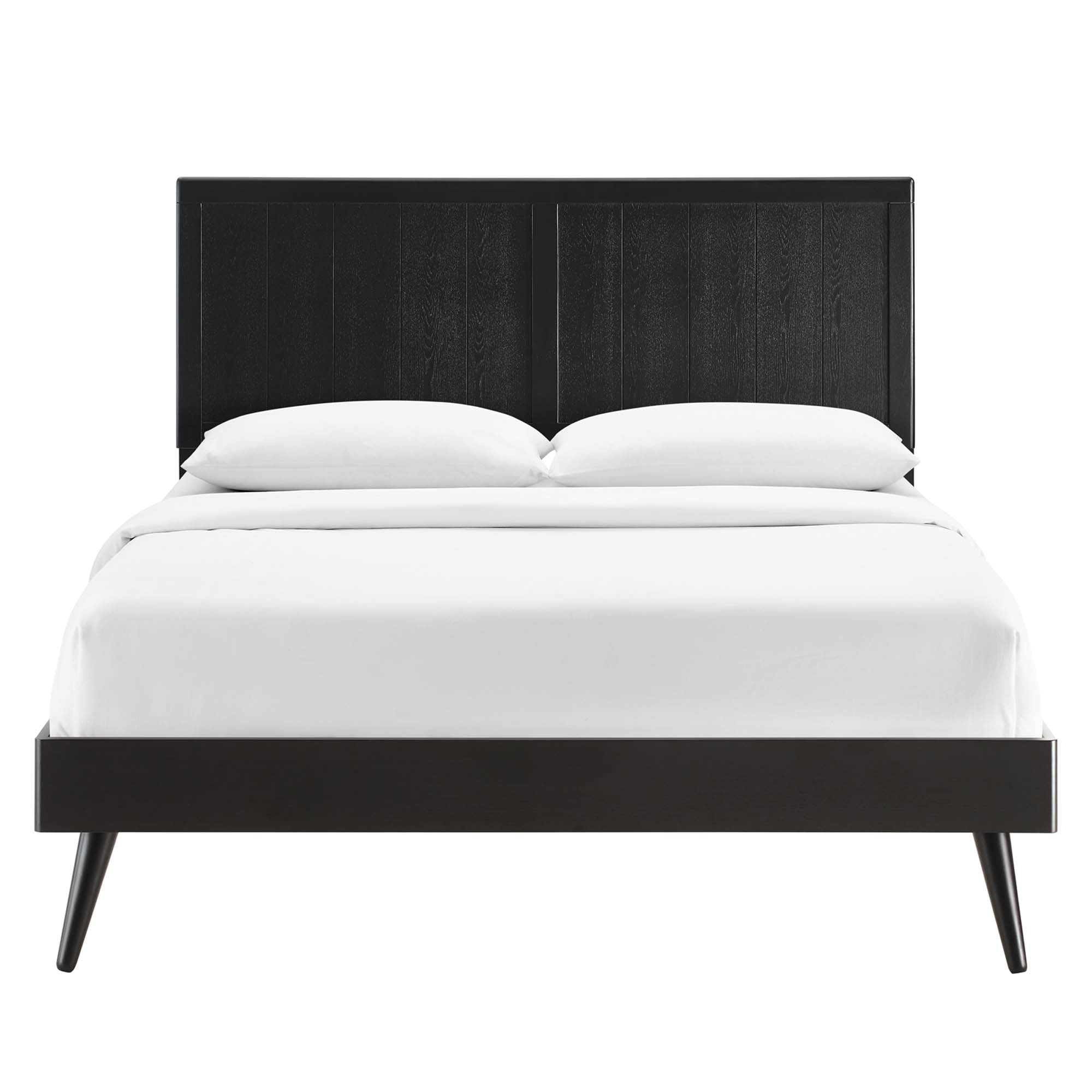 Alana Wood King Platform Bed With Splayed Legs by Modway - Best Buy Furniture