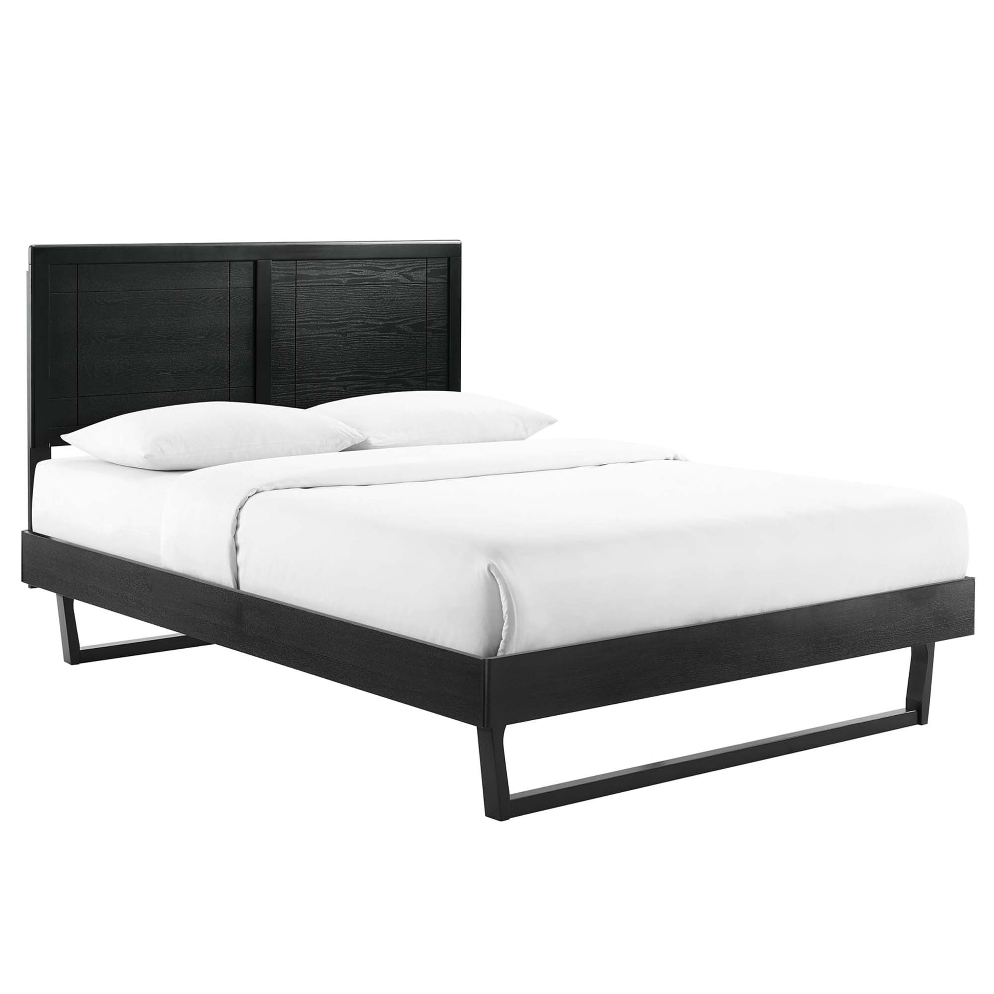 Marlee Wood Full Platform Bed With Angular Frame by Modway - Best Buy Furniture