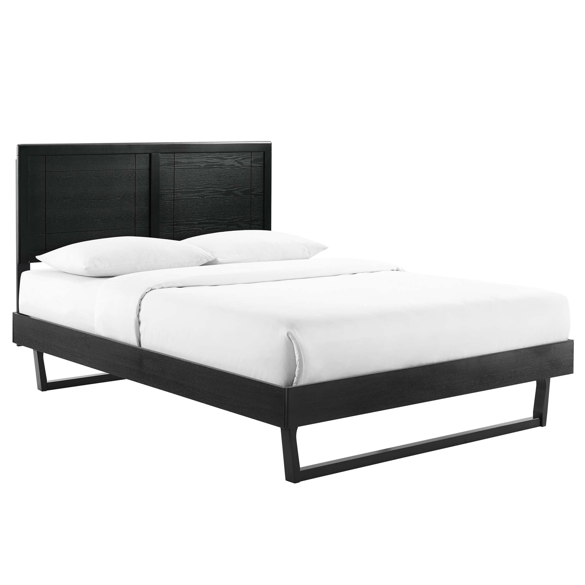 Marlee Wood Full Platform Bed With Angular Frame by Modway - Best Buy Furniture
