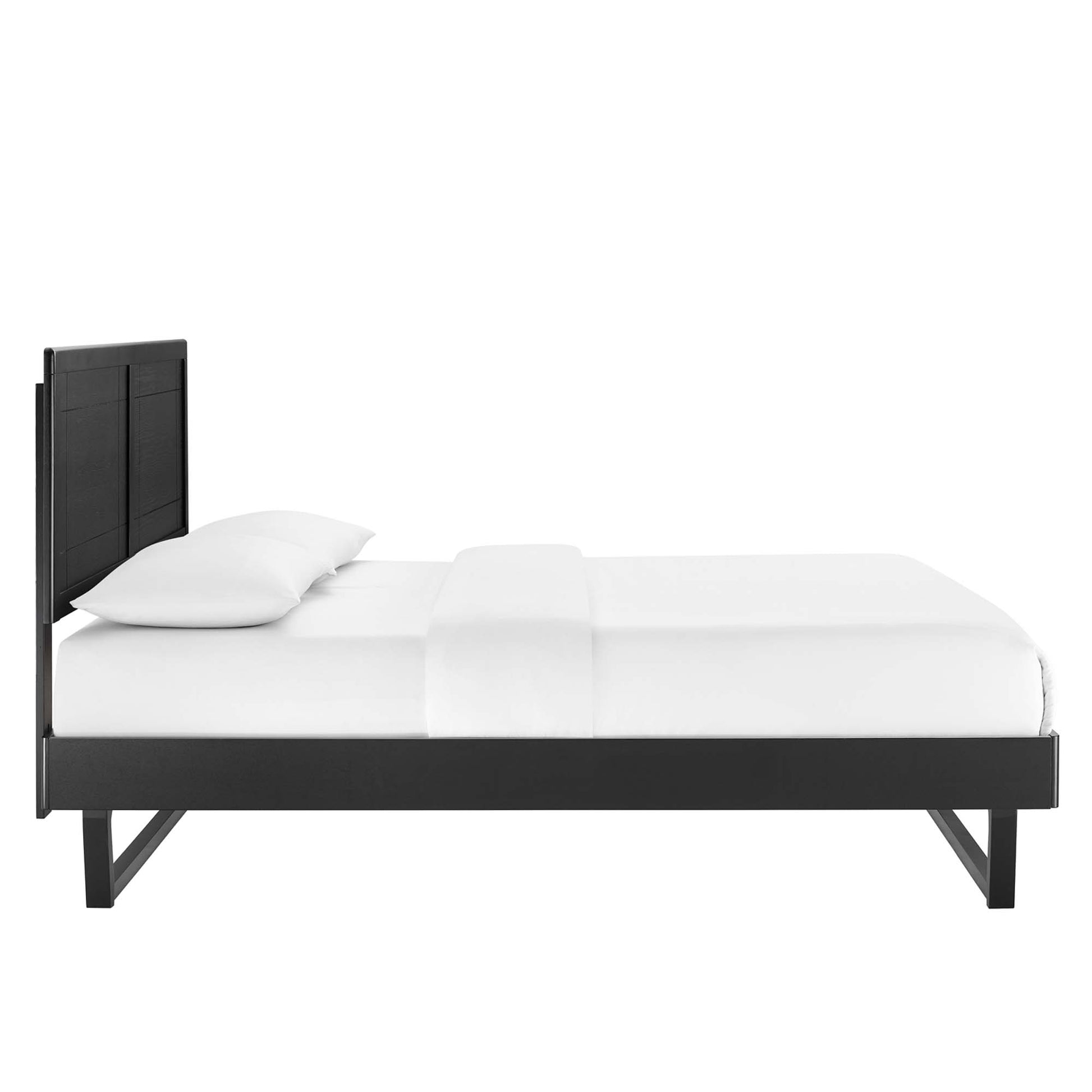Marlee Wood Full Platform Bed With Angular Frame by Modway - Best Buy Furniture