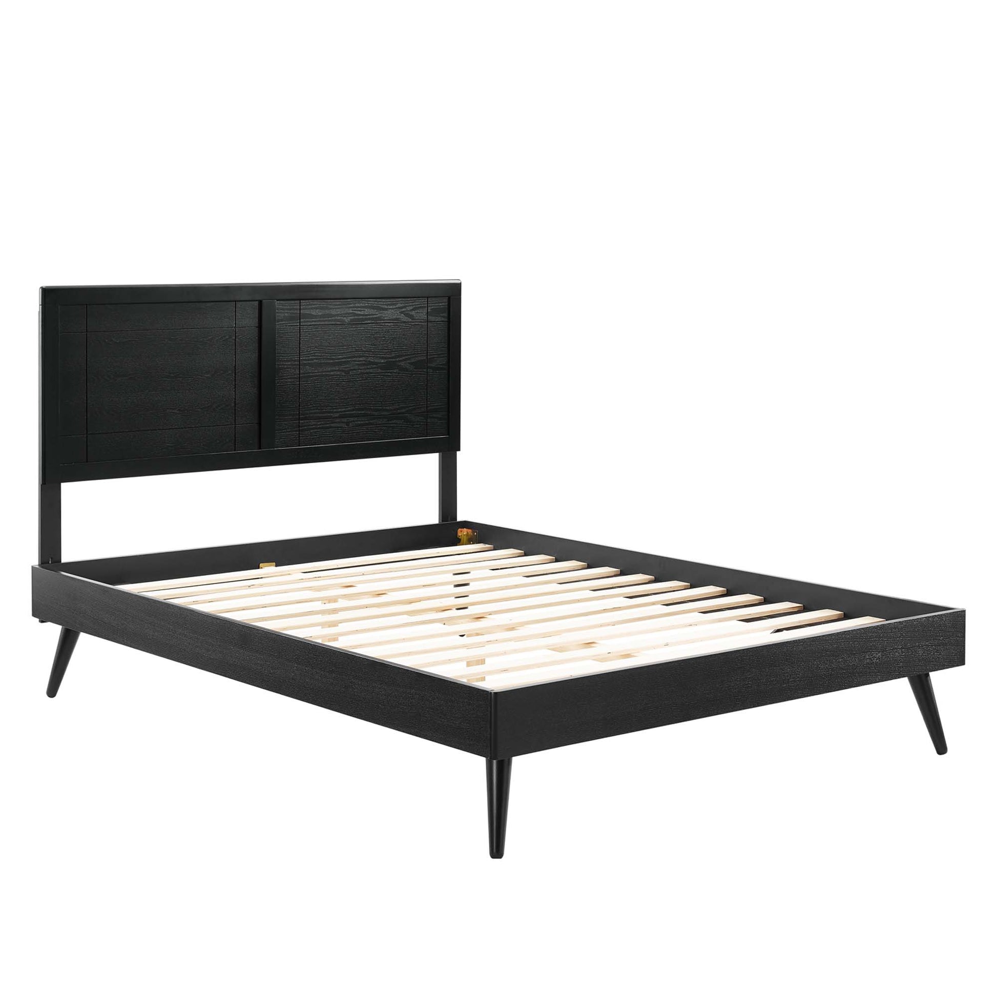 Marlee Wood King Platform Bed With Splayed Legs by Modway - Best Buy Furniture
