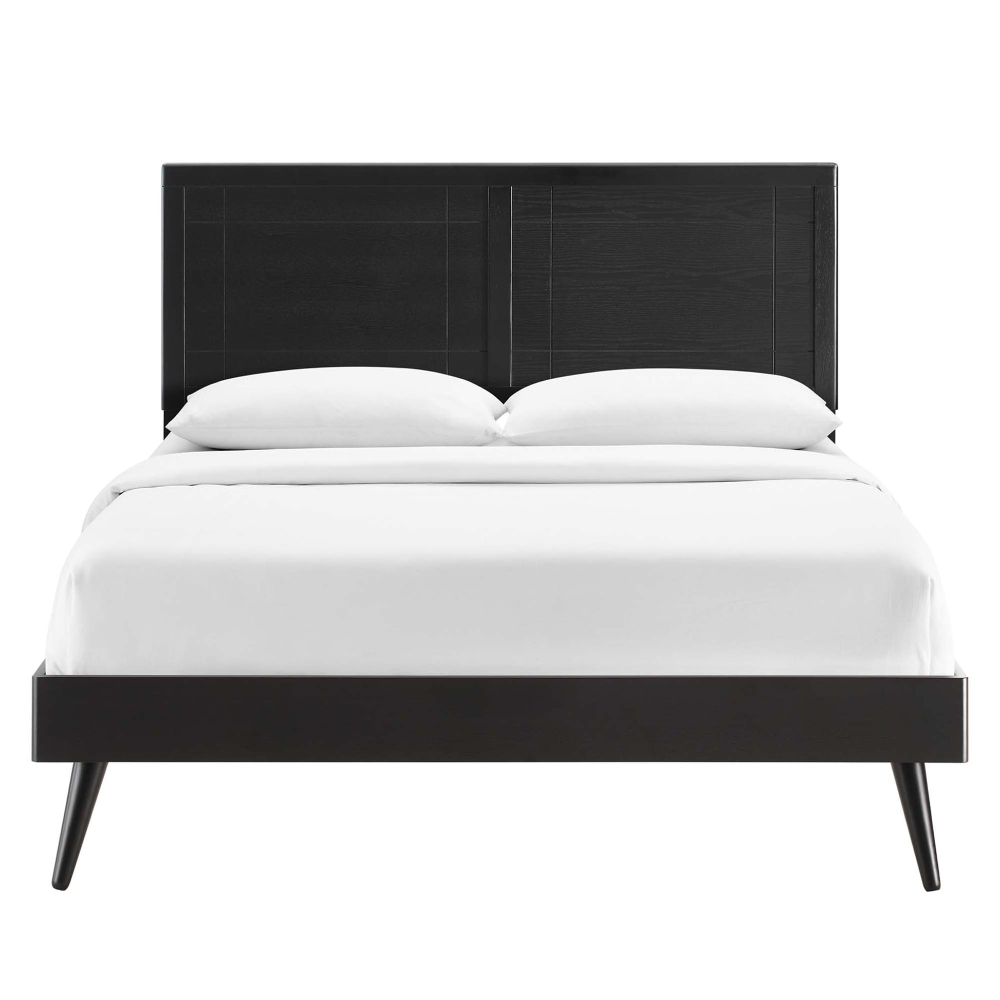 Marlee Wood King Platform Bed With Splayed Legs by Modway - Best Buy Furniture