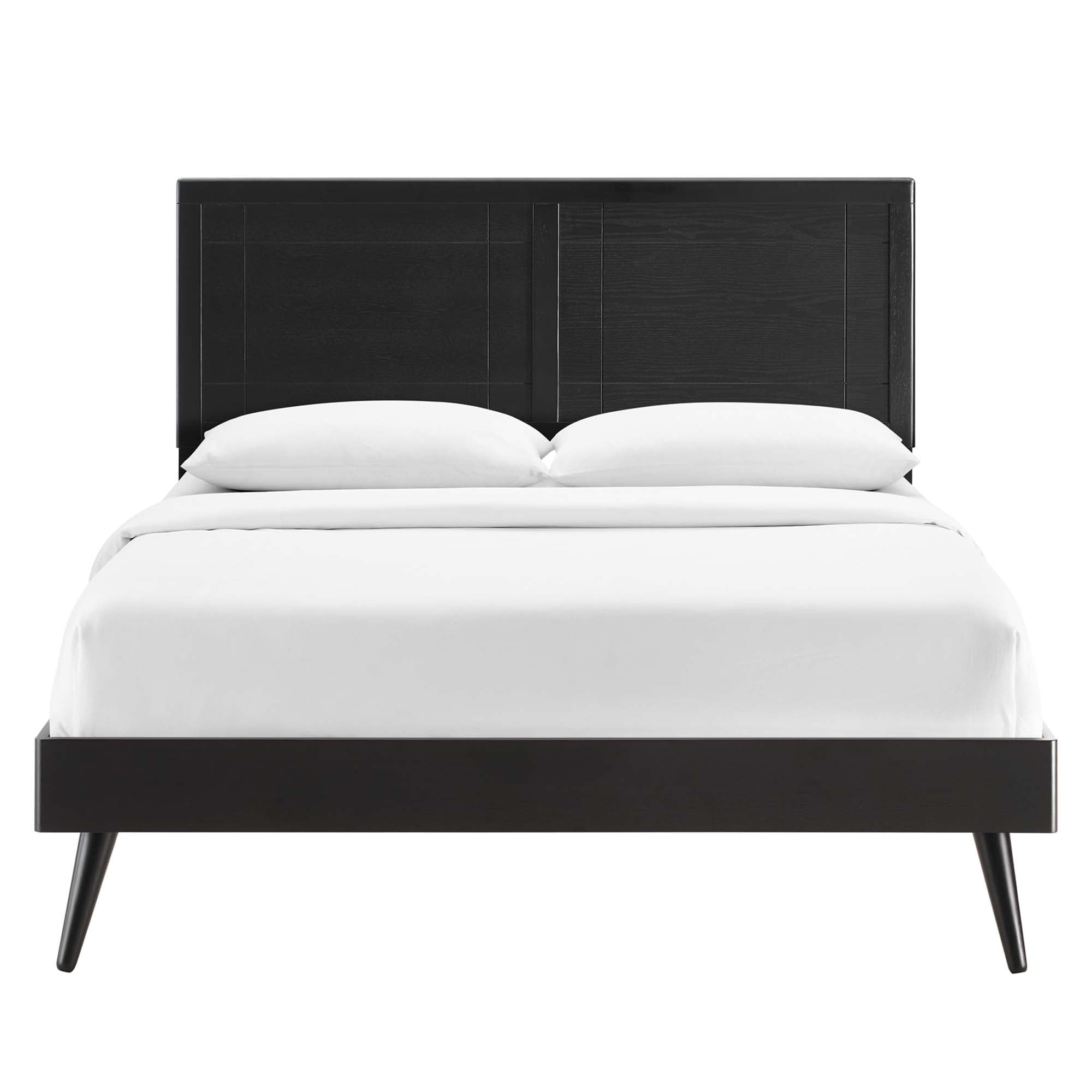 Marlee Wood King Platform Bed With Splayed Legs by Modway - Best Buy Furniture