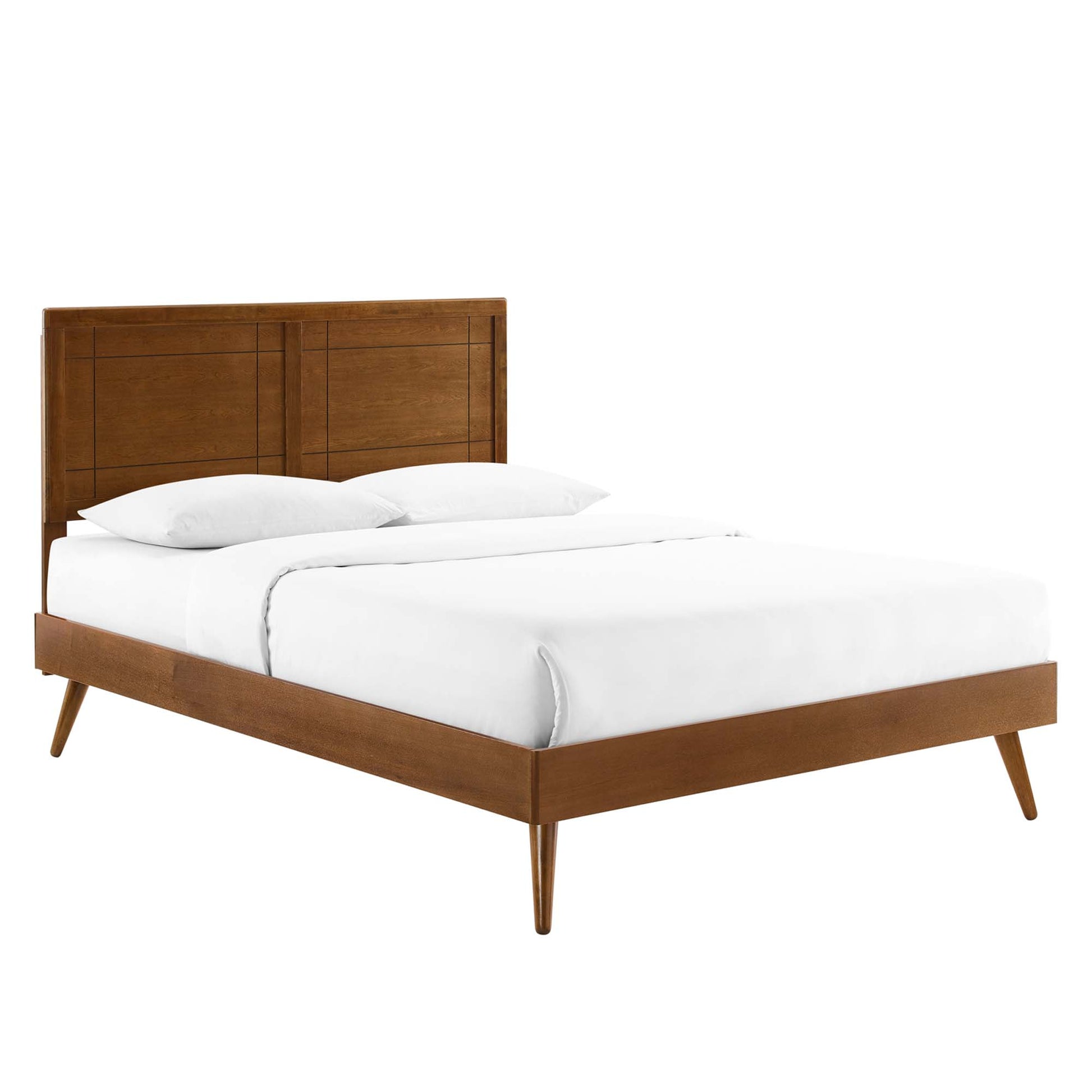 Marlee Wood Twin Platform Bed With Splayed Legs by Modway - Best Buy Furniture