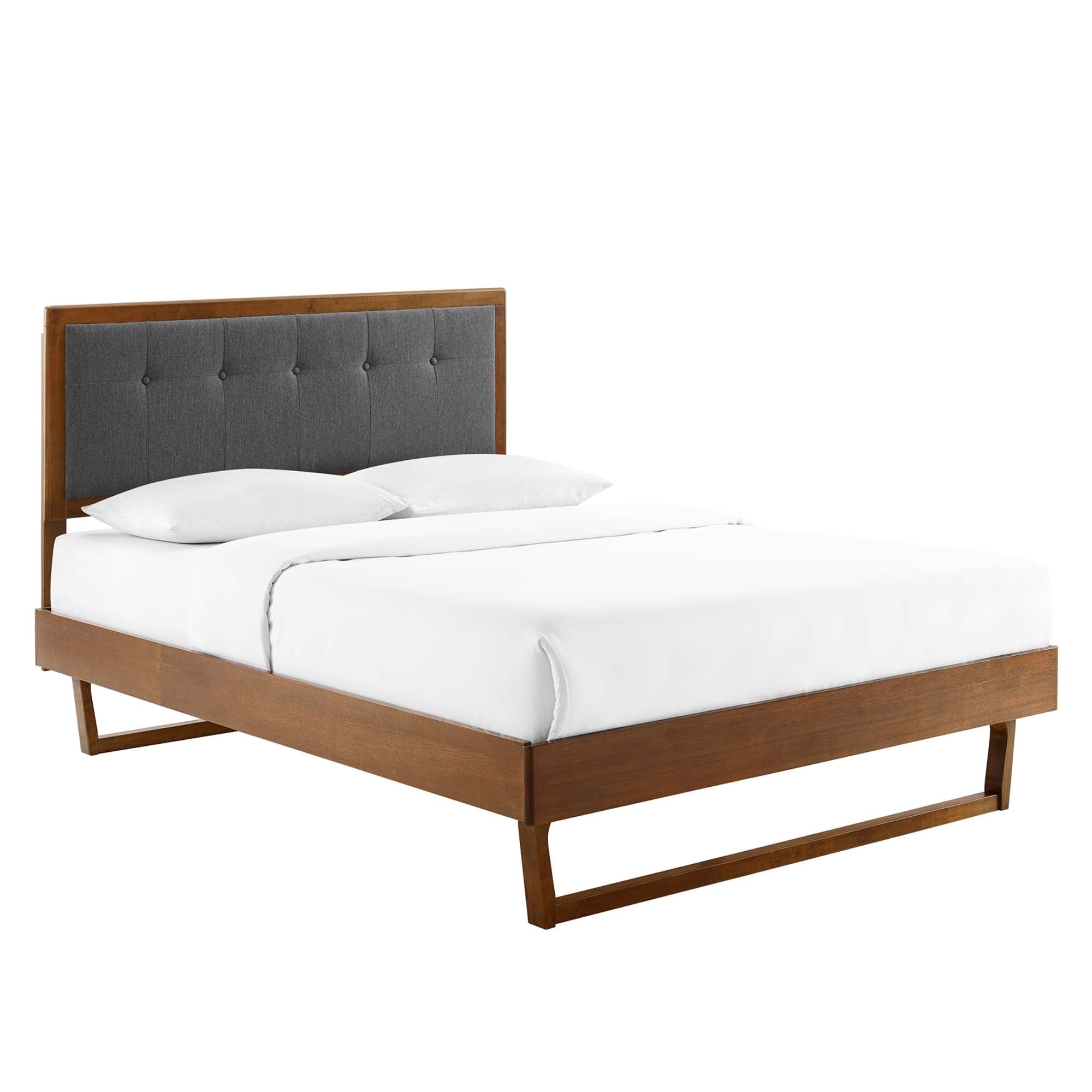 Willow Wood Full Platform Bed With Angular Frame by Modway - Best Buy Furniture