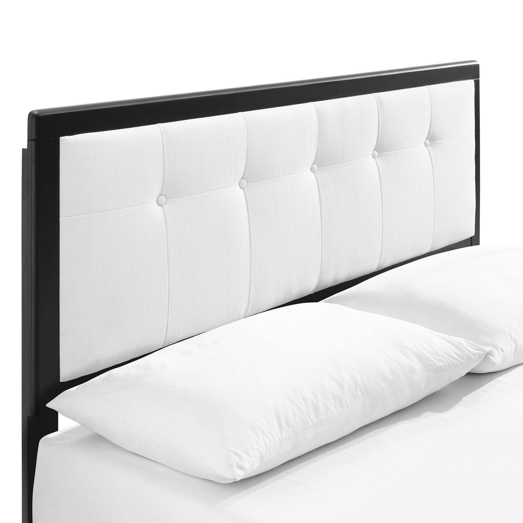 Willow Wood King Platform Bed With Splayed Legs by Modway - Best Buy Furniture