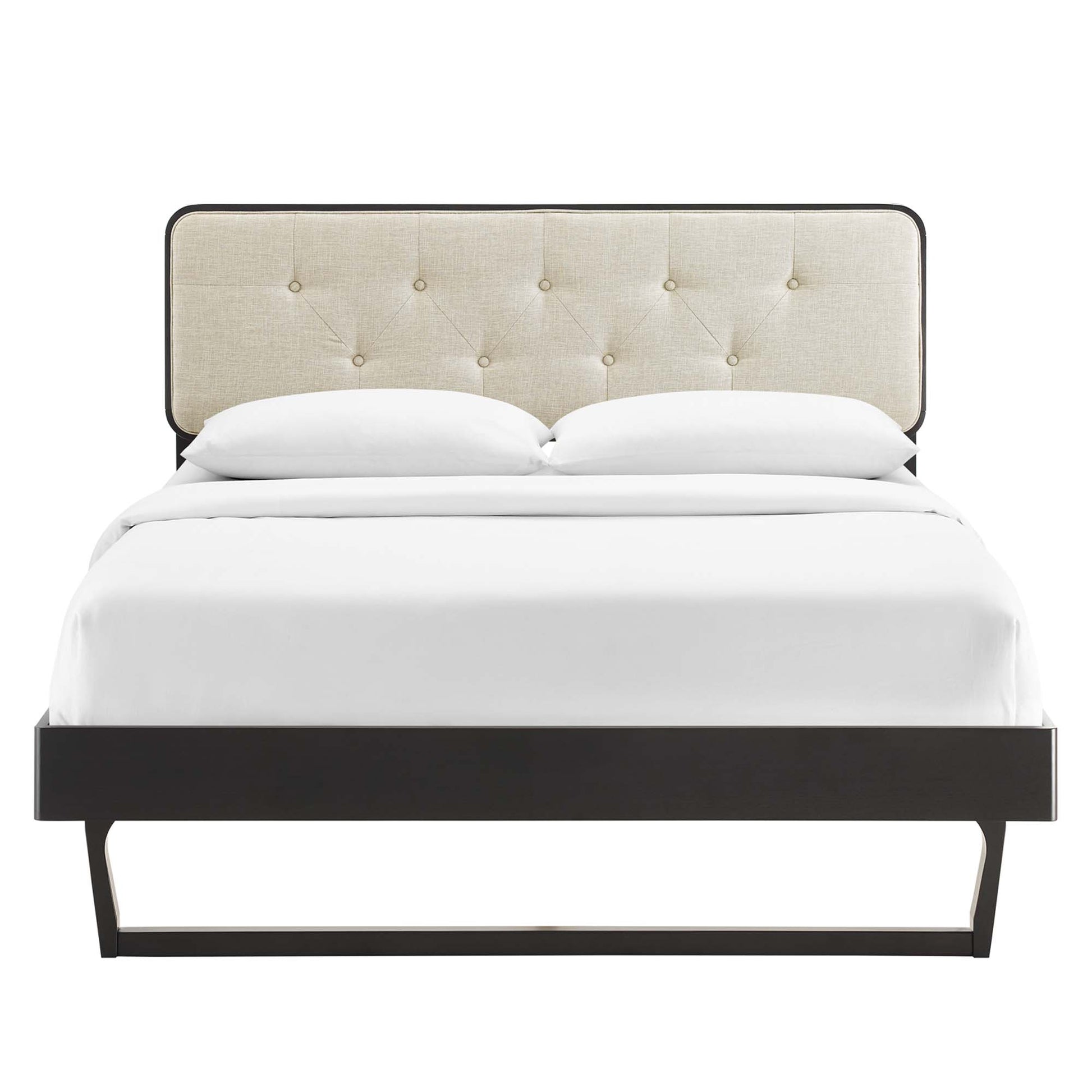 Bridgette Wood Full Platform Bed With Angular Frame by Modway - Best Buy Furniture