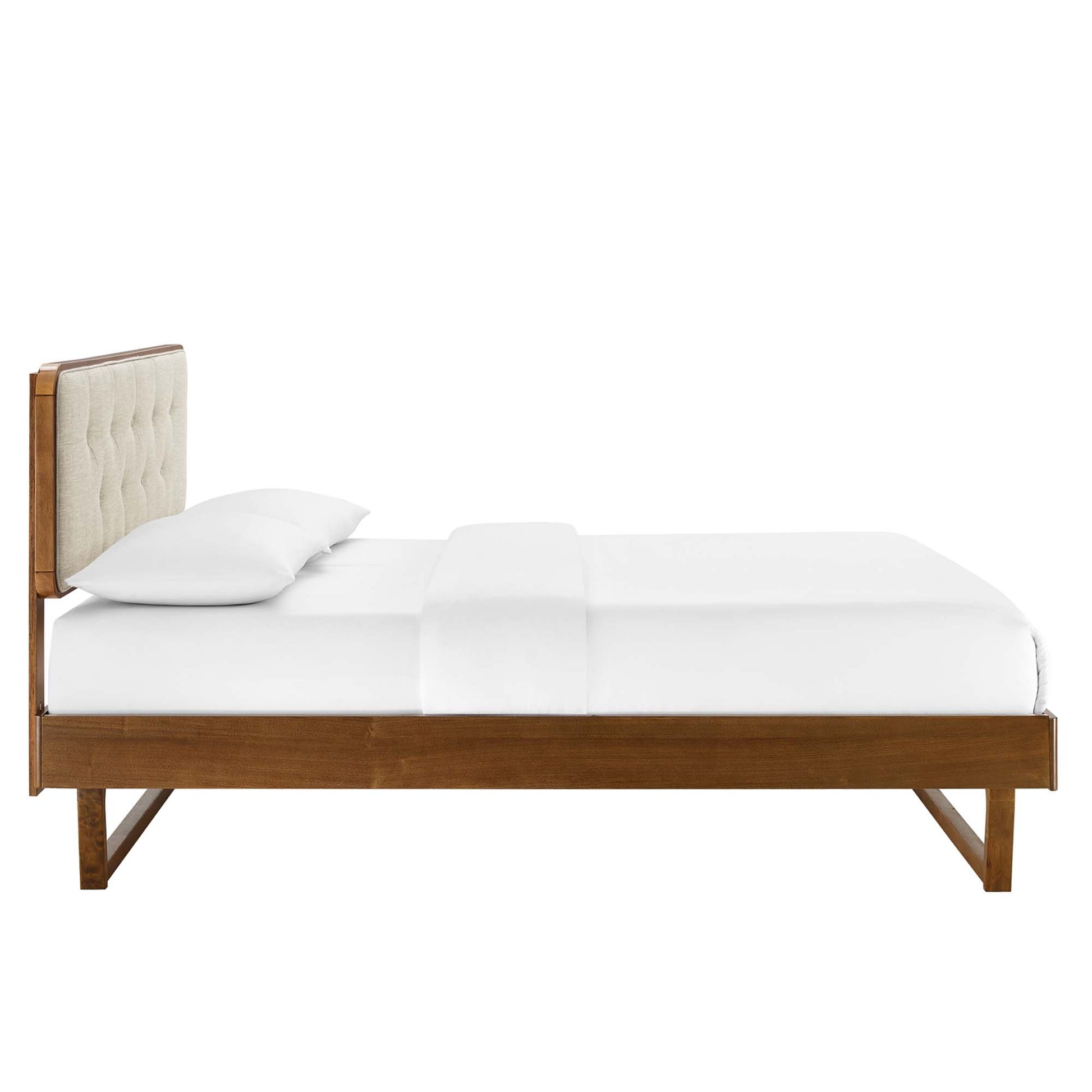 Bridgette Wood Full Platform Bed With Angular Frame by Modway - Best Buy Furniture