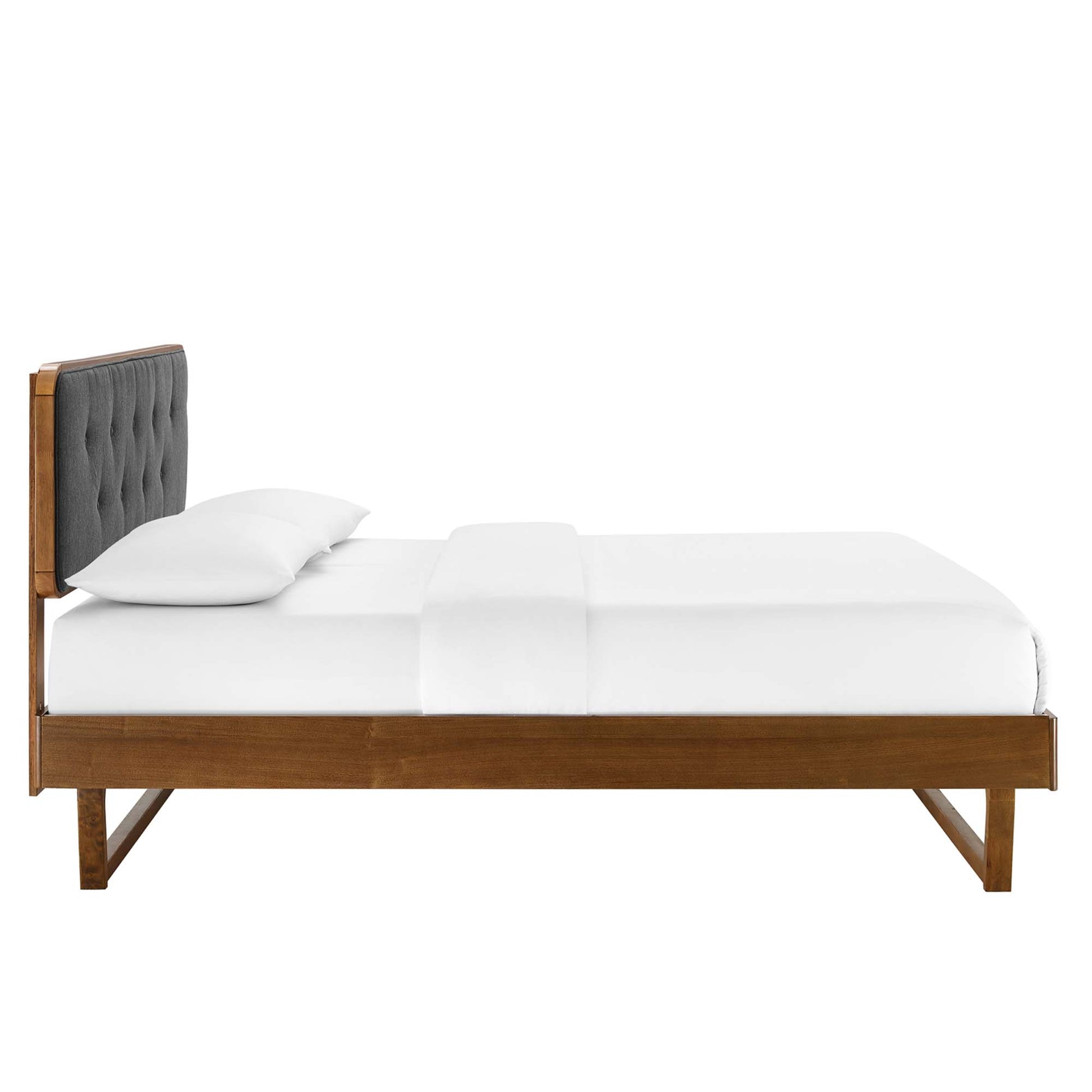 Bridgette Wood Full Platform Bed With Angular Frame by Modway - Best Buy Furniture