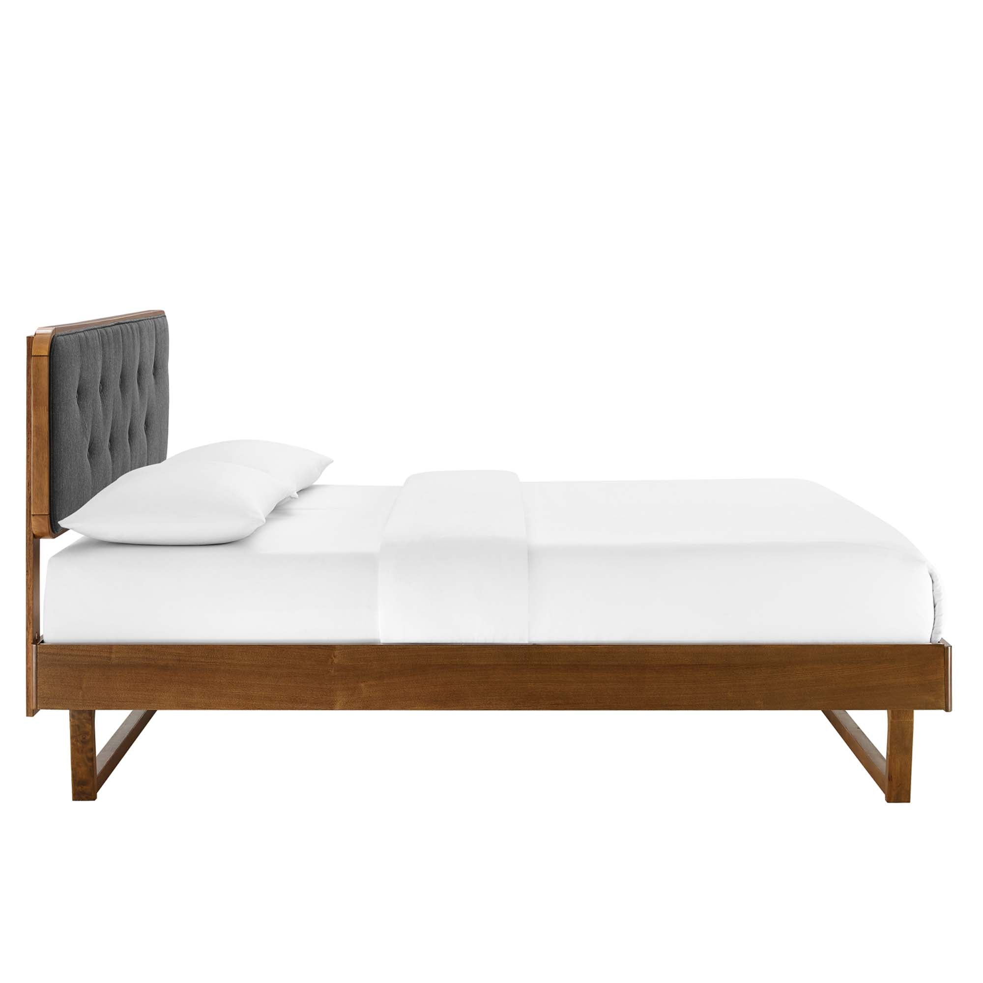Bridgette Wood Full Platform Bed With Angular Frame by Modway - Best Buy Furniture