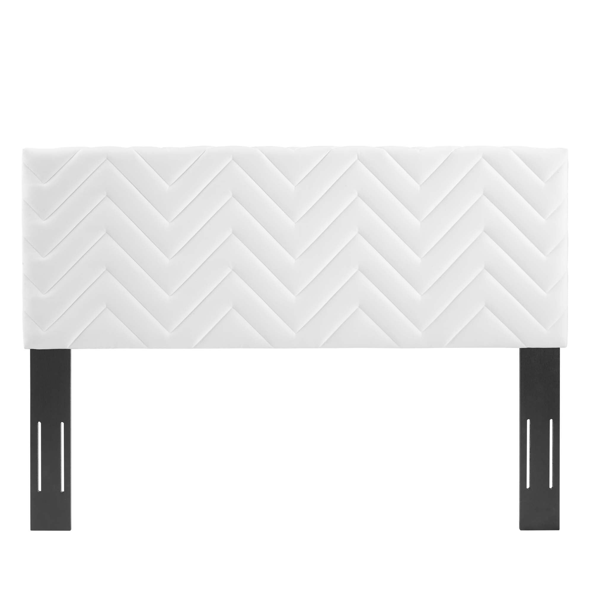 Mercy Chevron Tufted Performance Velvet Twin Headboard by Modway - Best Buy Furniture