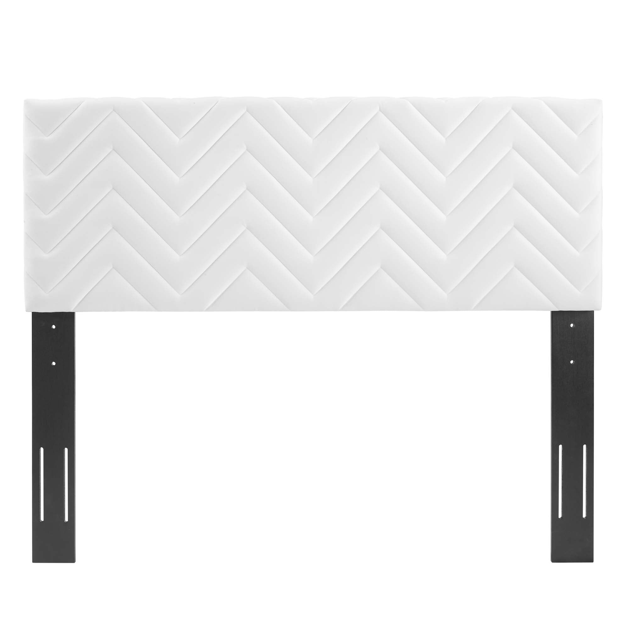 Mercy Chevron Tufted Performance Velvet Twin Headboard by Modway - Best Buy Furniture