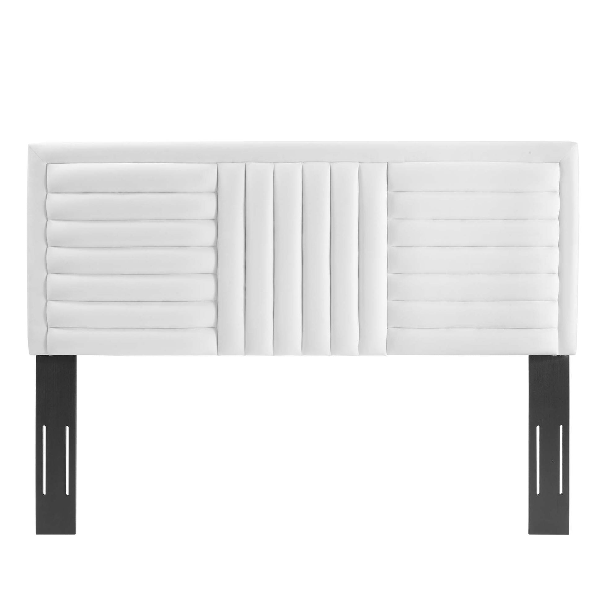 Believe Channel Tufted Performance Velvet Full/Queen Headboard by Modway - Best Buy Furniture