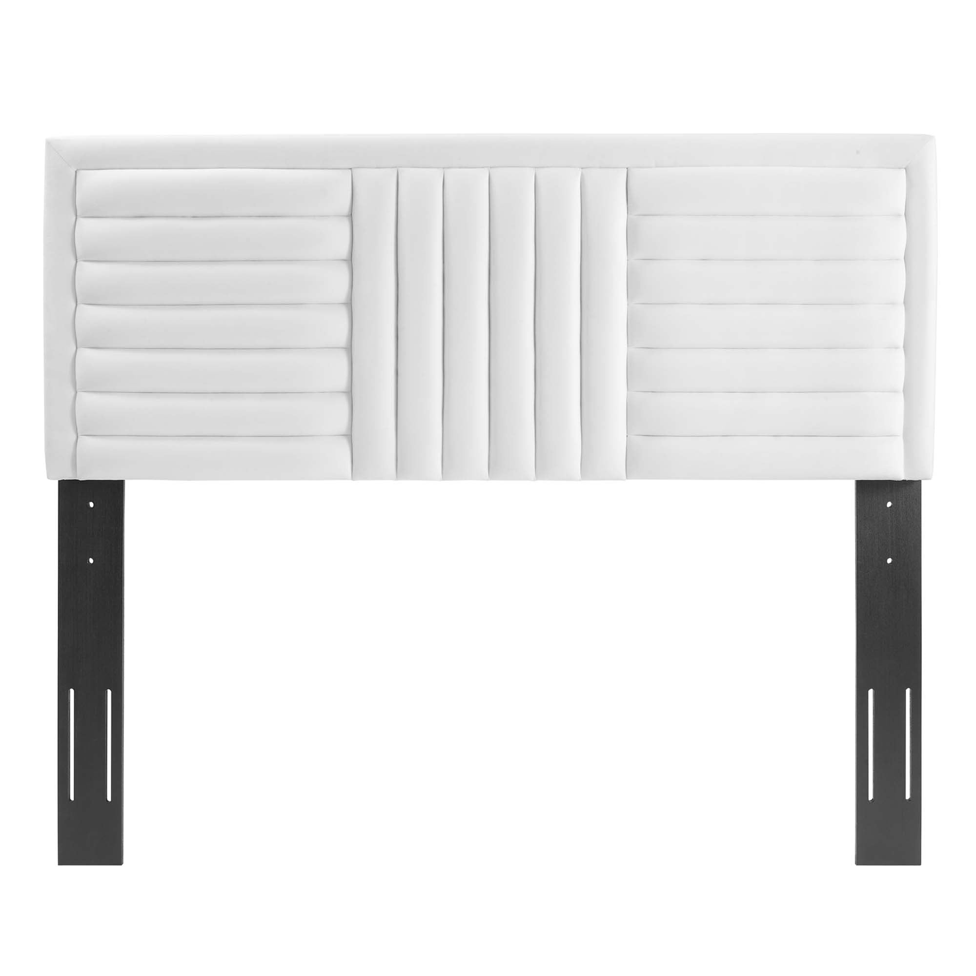 Believe Channel Tufted Performance Velvet Full/Queen Headboard by Modway - Best Buy Furniture