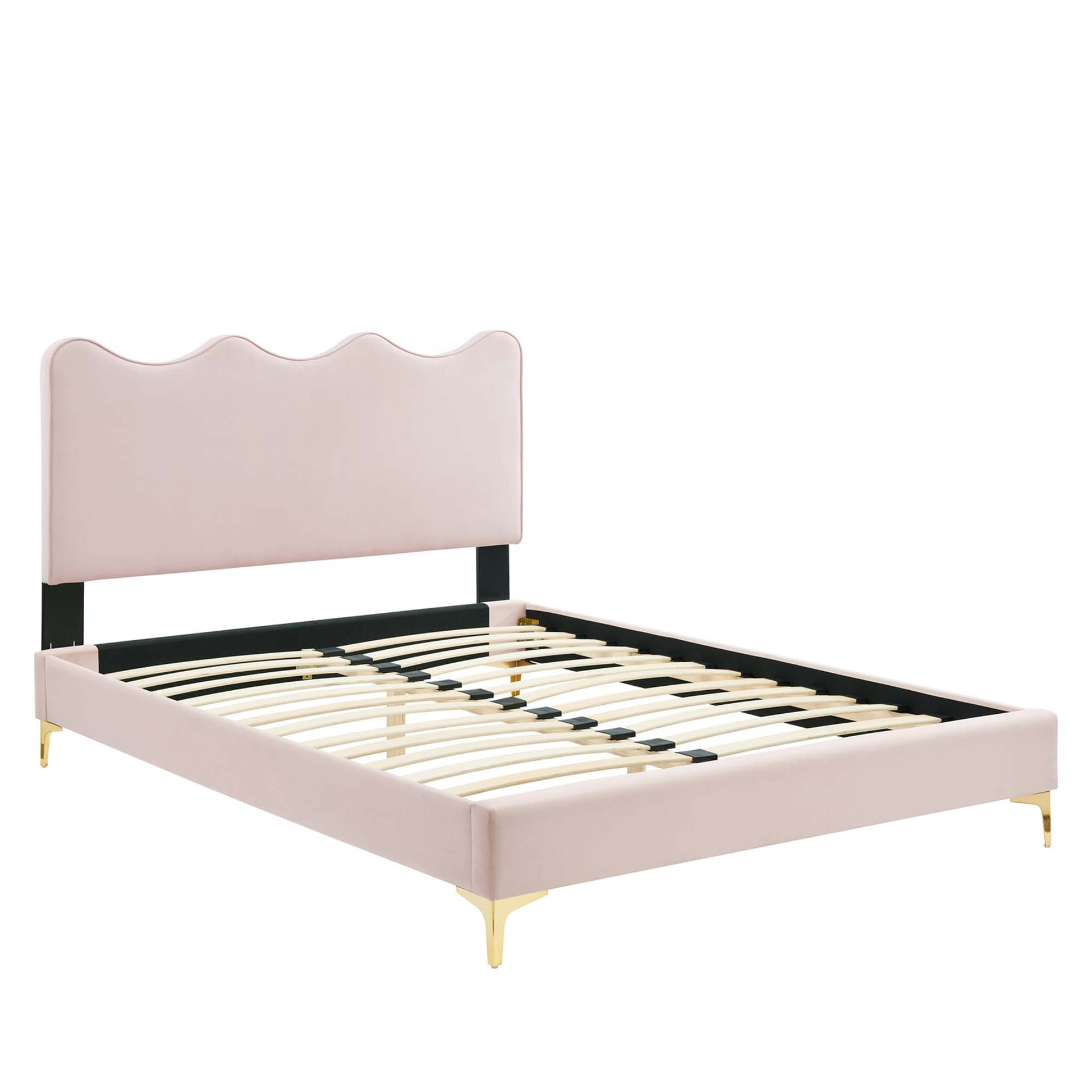 Current Performance Velvet Twin Platform Bed by Modway - Best Buy Furniture