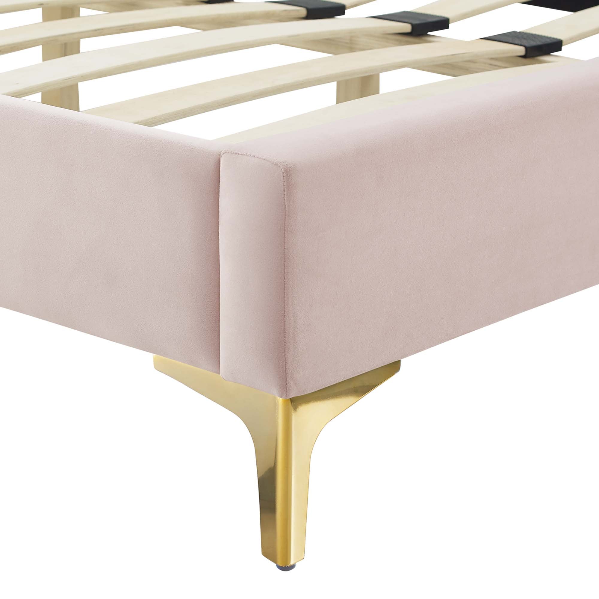 Current Performance Velvet Twin Platform Bed by Modway - Best Buy Furniture