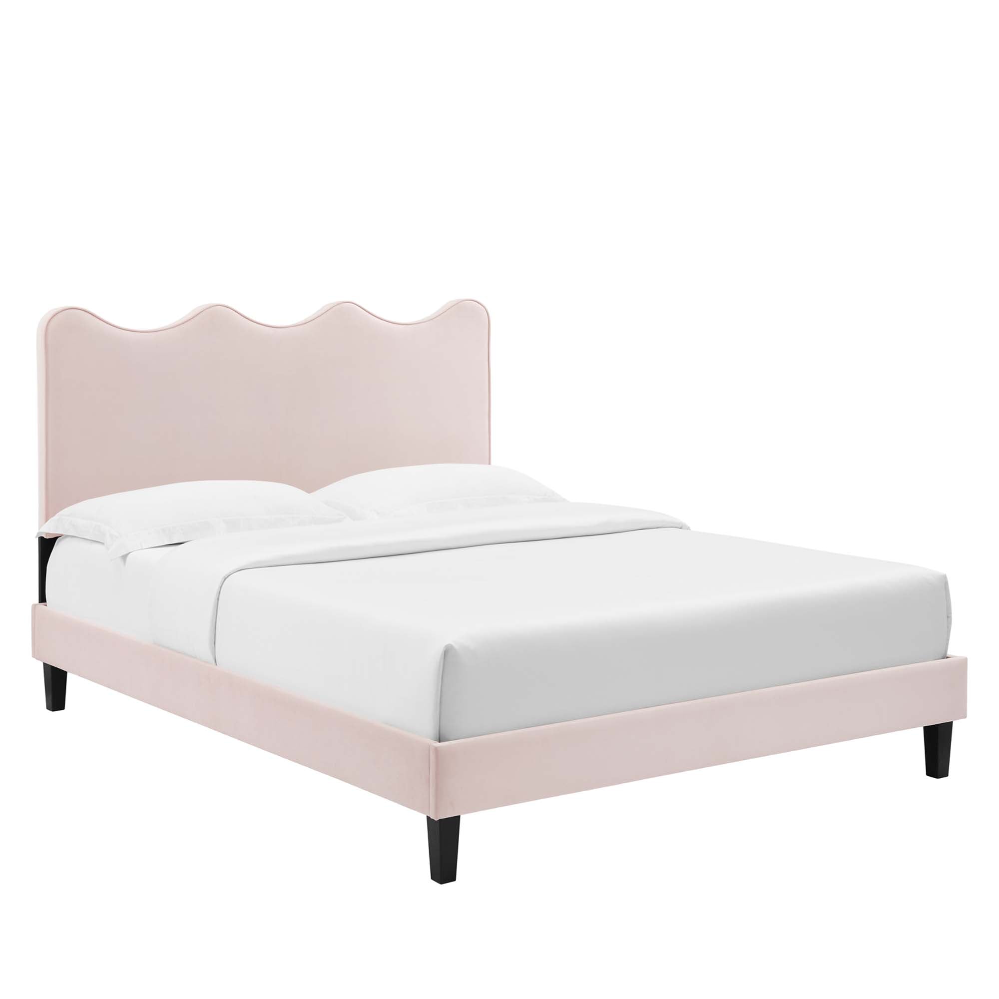 Current Performance Velvet Twin Platform Bed by Modway - Best Buy Furniture