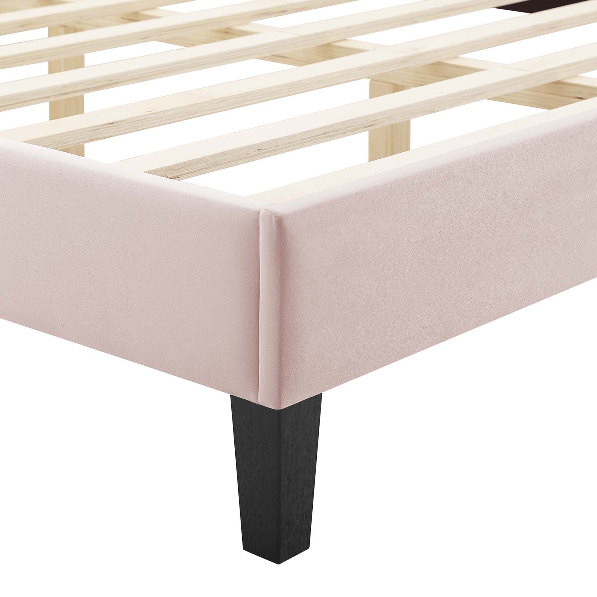 Current Performance Velvet Queen Platform Bed by Modway - Best Buy Furniture